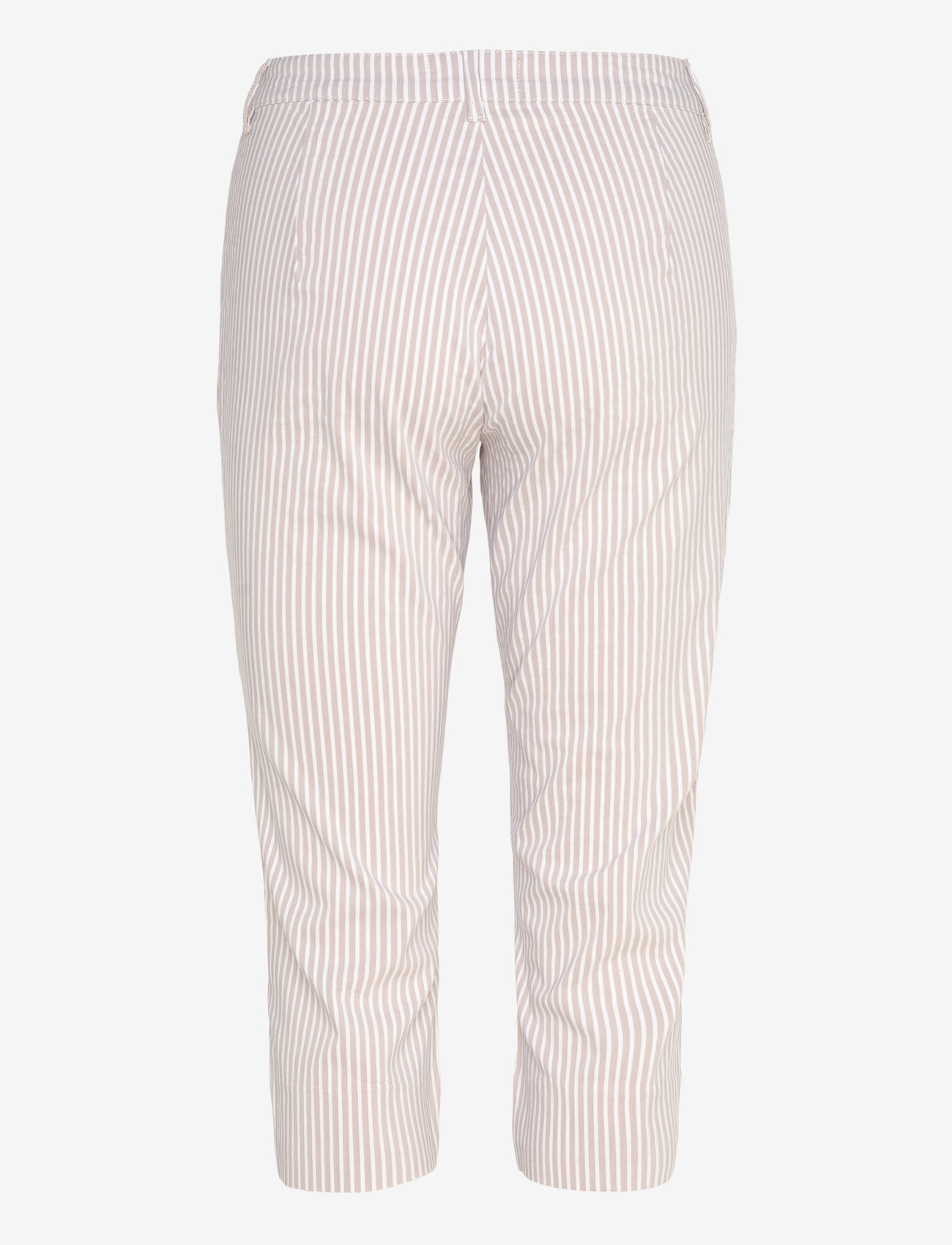 FREE/QUENT - Capri pants  - caprihose - simply taupe w. star off-white - 2