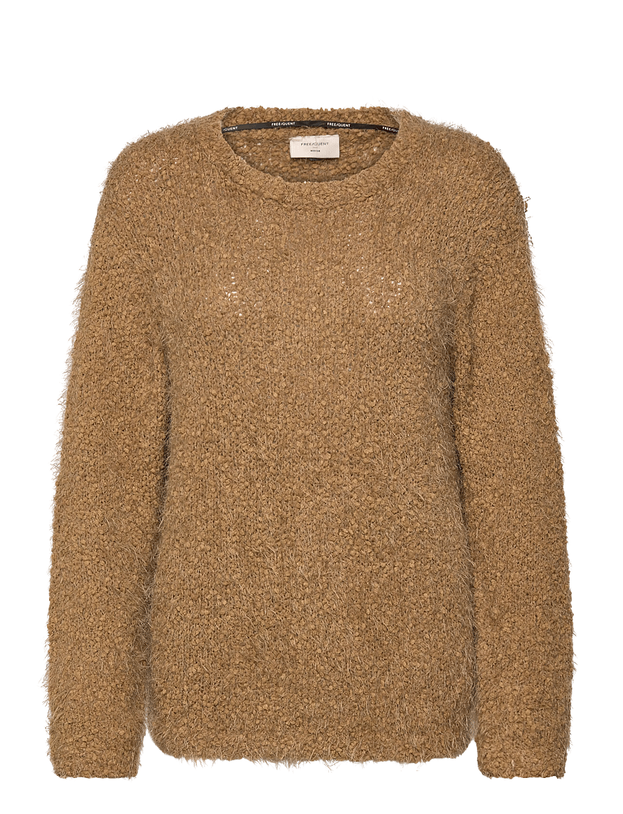 FREE/QUENT - Pullover from Freequent in a super soft material with a knitted texture. Moreove - pullover - antique bronze - 1