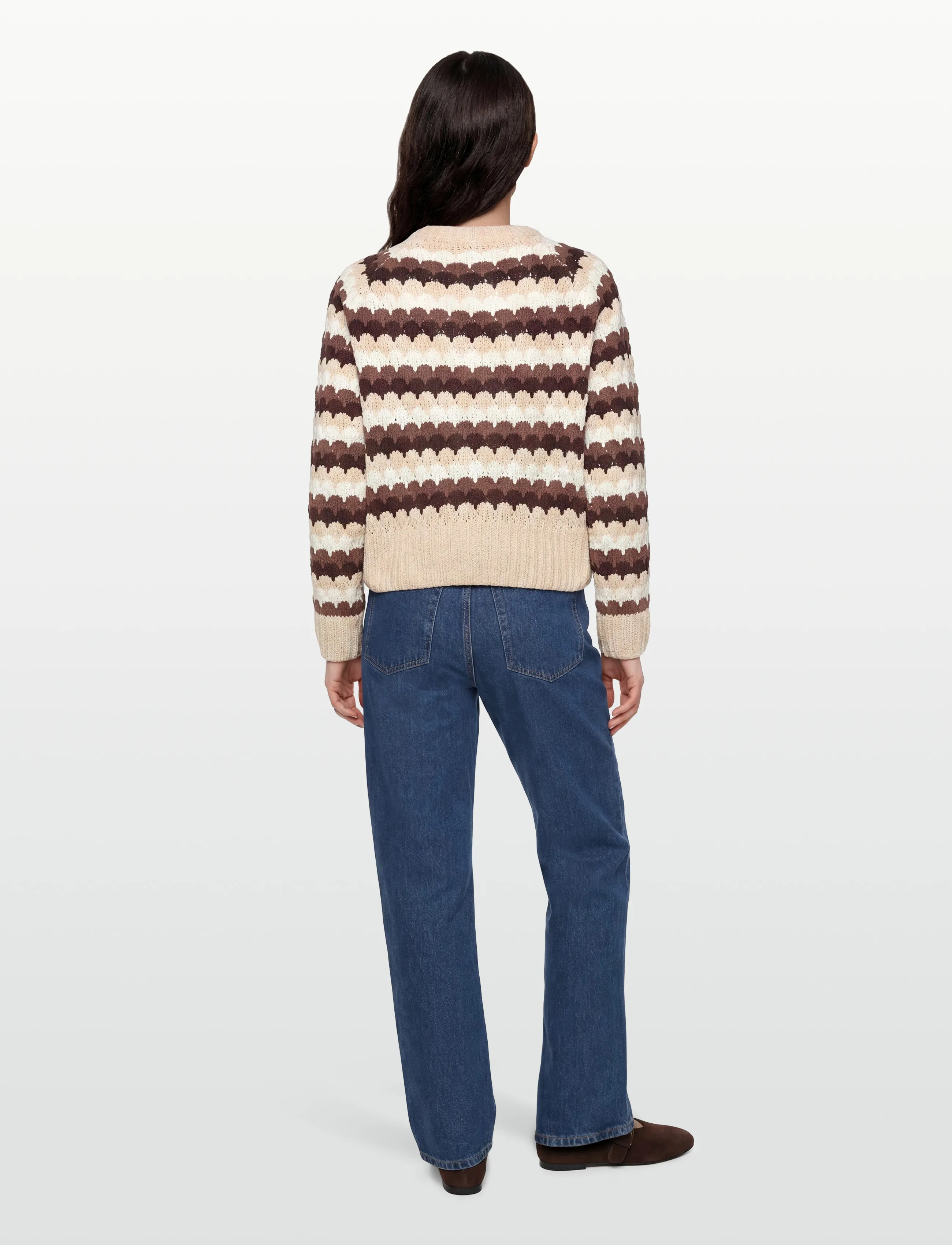 FREE/QUENT - Pullover - pullover - moonbeam w. coffee bean - 4