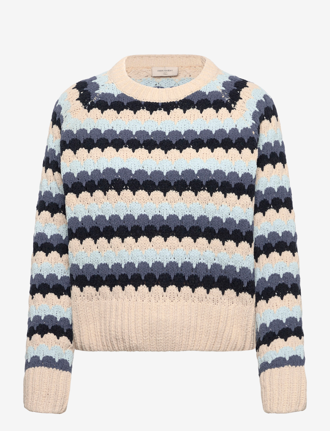 FREE/QUENT - FQNEZZY-PULLOVER - efterårstøj - moonbeam w. salute - 0