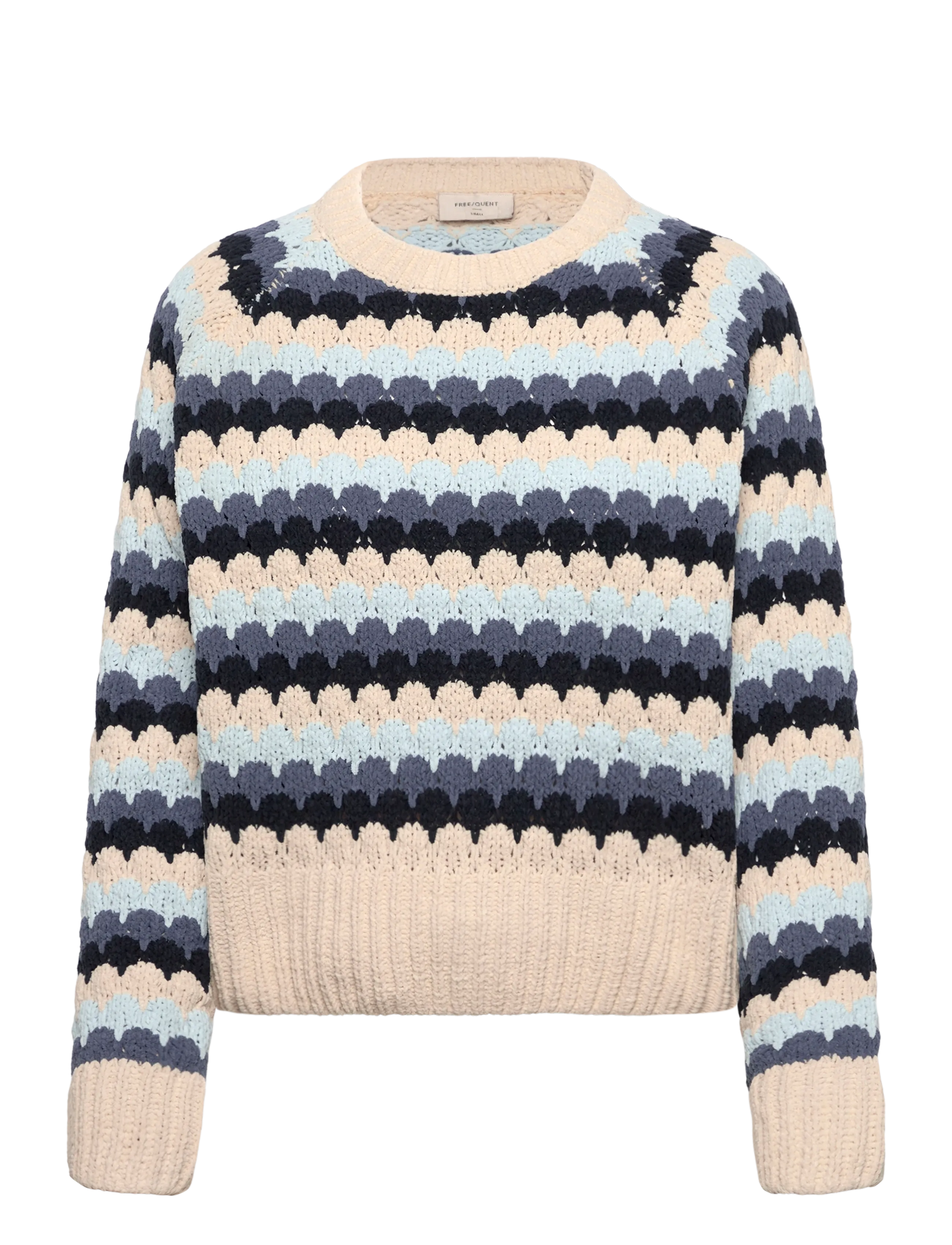 FREE/QUENT FQNEZZY-PULLOVER - Kläder - MOONBEAM W. SALUTE / multi