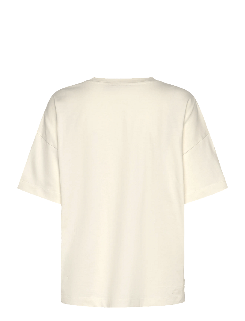 FREE/QUENT - FQCAROL-TEE - t-shirts - star off-white w brush bronz - 2