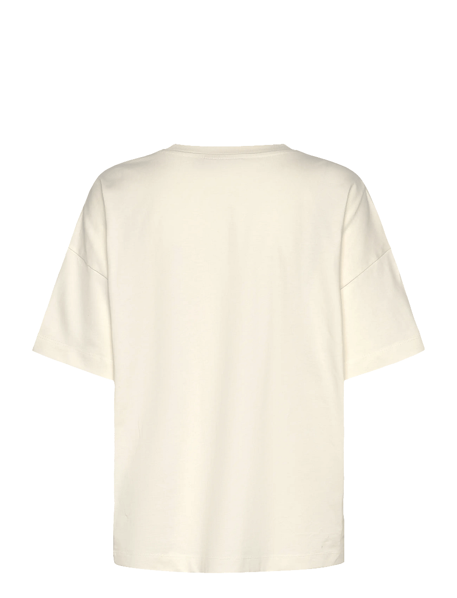FREE/QUENT - FQCAROL-TEE - t-shirts - star off-white w brush bronz - 2