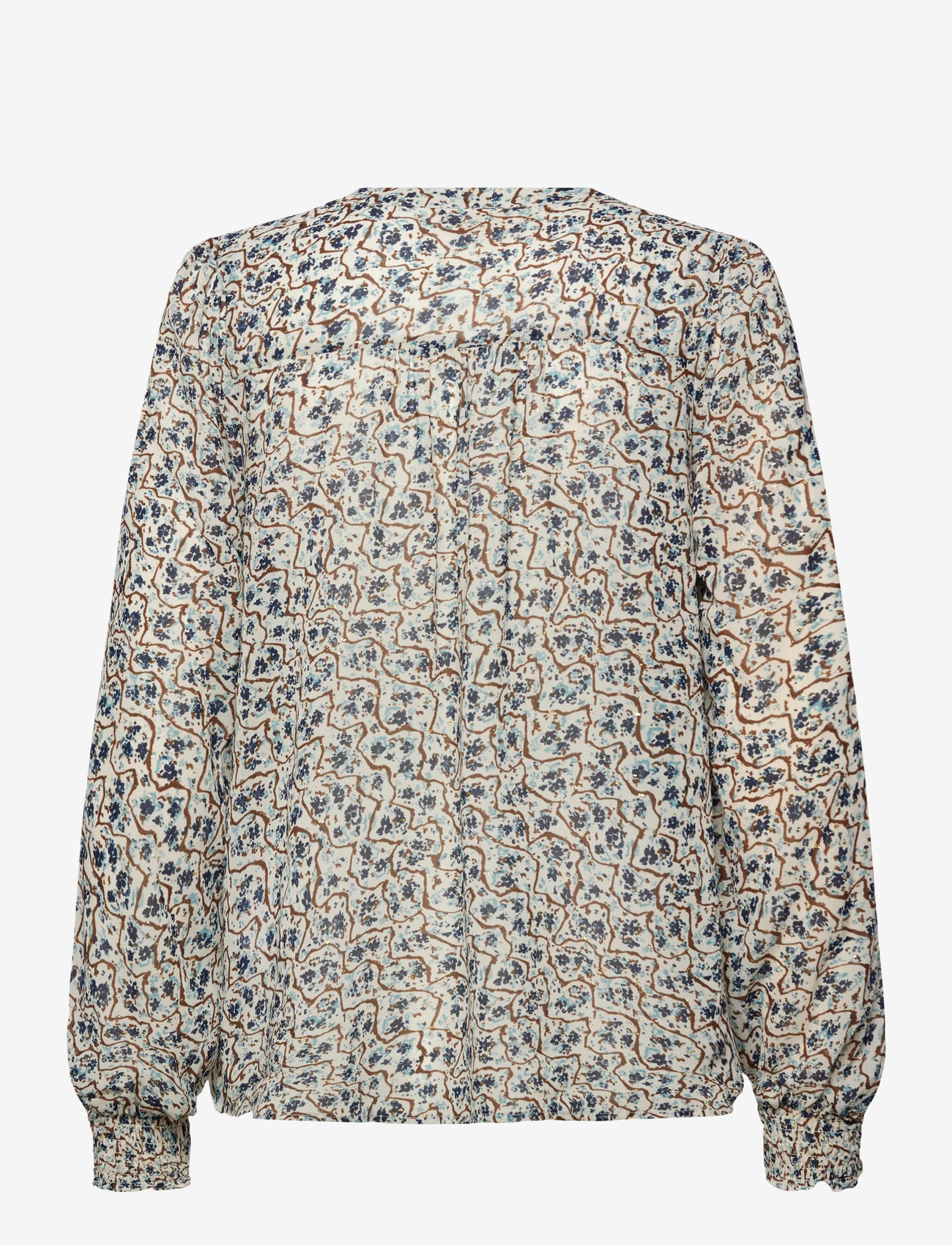 FREE/QUENT - FQSUS-BLOUSE - pikkade varrukatega pluusid - rainy day w. brittany blue - 1