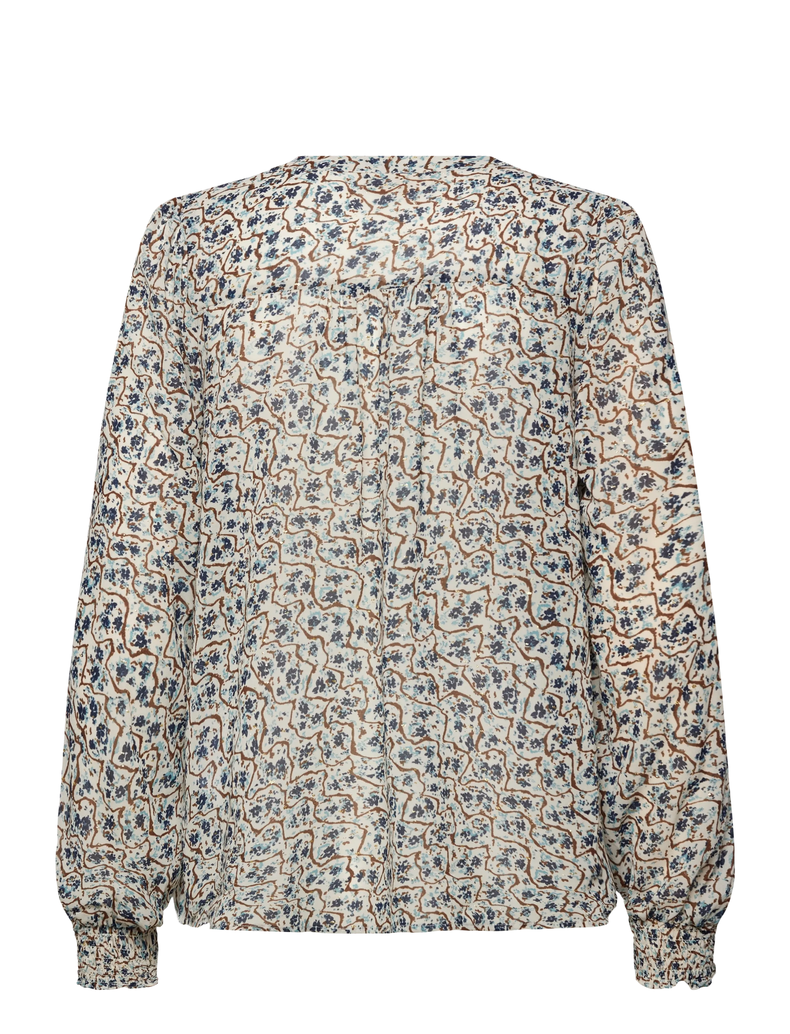 FREE/QUENT - FQSUS-BLOUSE - langärmelige blusen - rainy day w. brittany blue - 2