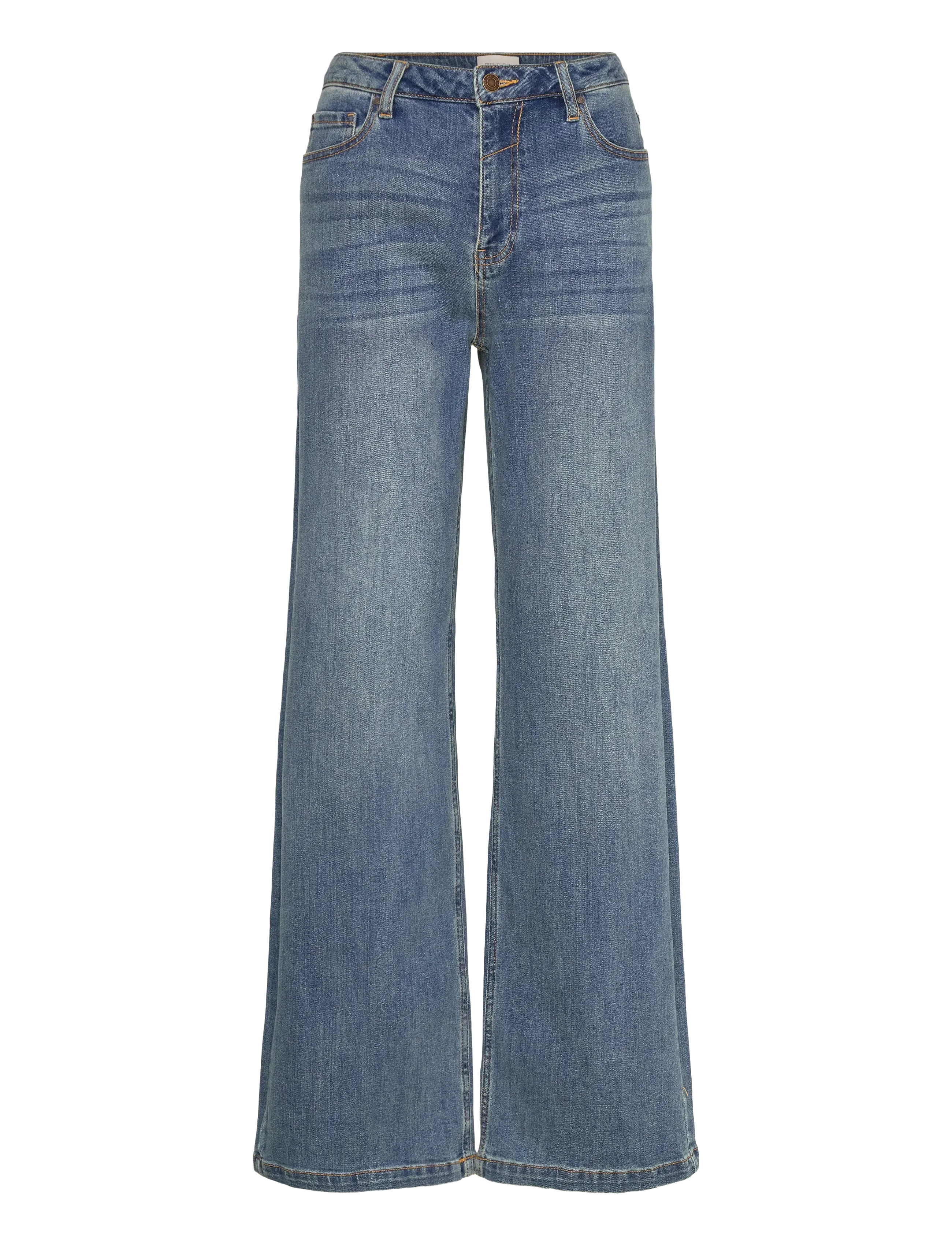 FREE/QUENT FQMILLY-JEANS - Tøj - MEDIUM BLUE DENIM / blue