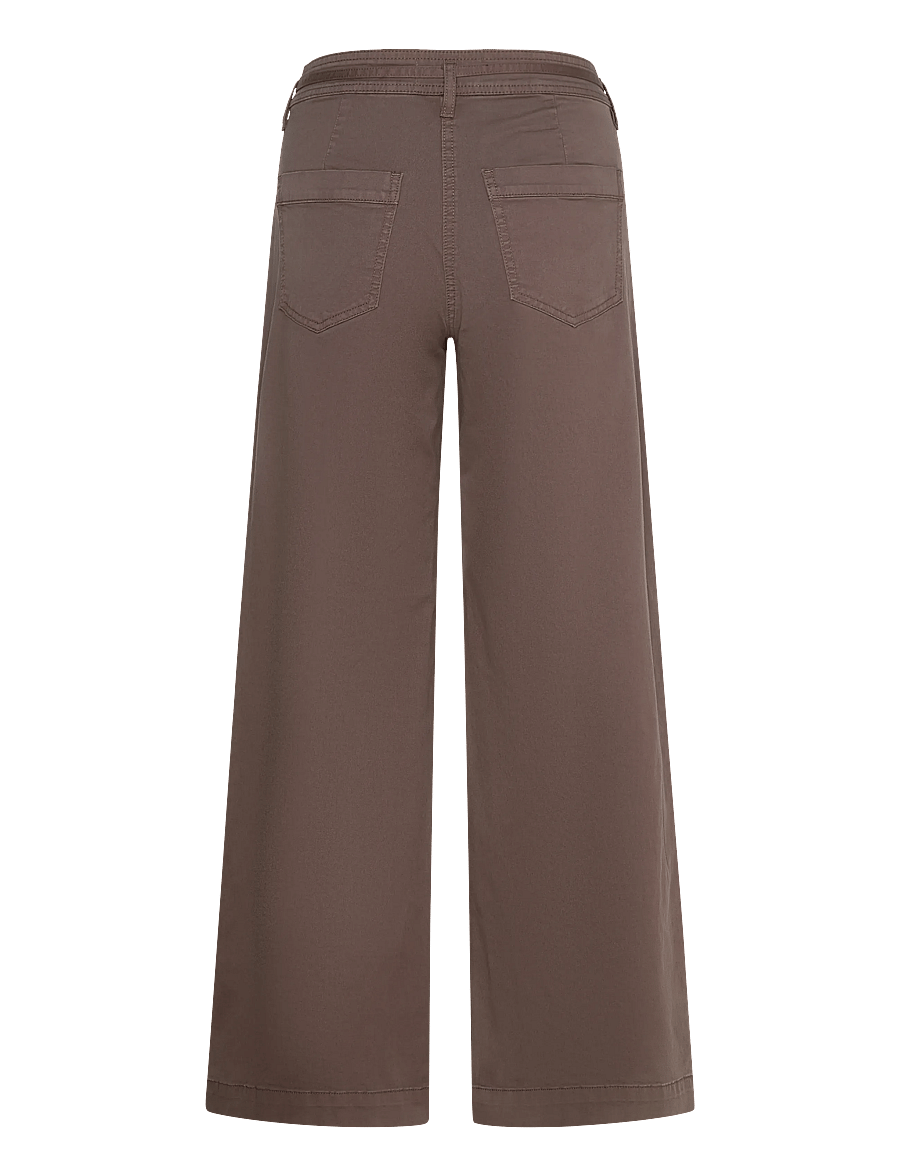FREE/QUENT - Pants - hosen mit weitem bein - morel - 1