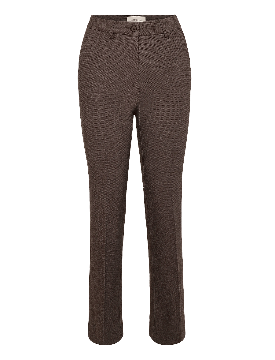 FREE/QUENT - FQISADORA-PANTS - hose mit geradem bein - mole w. desert taupe - 0