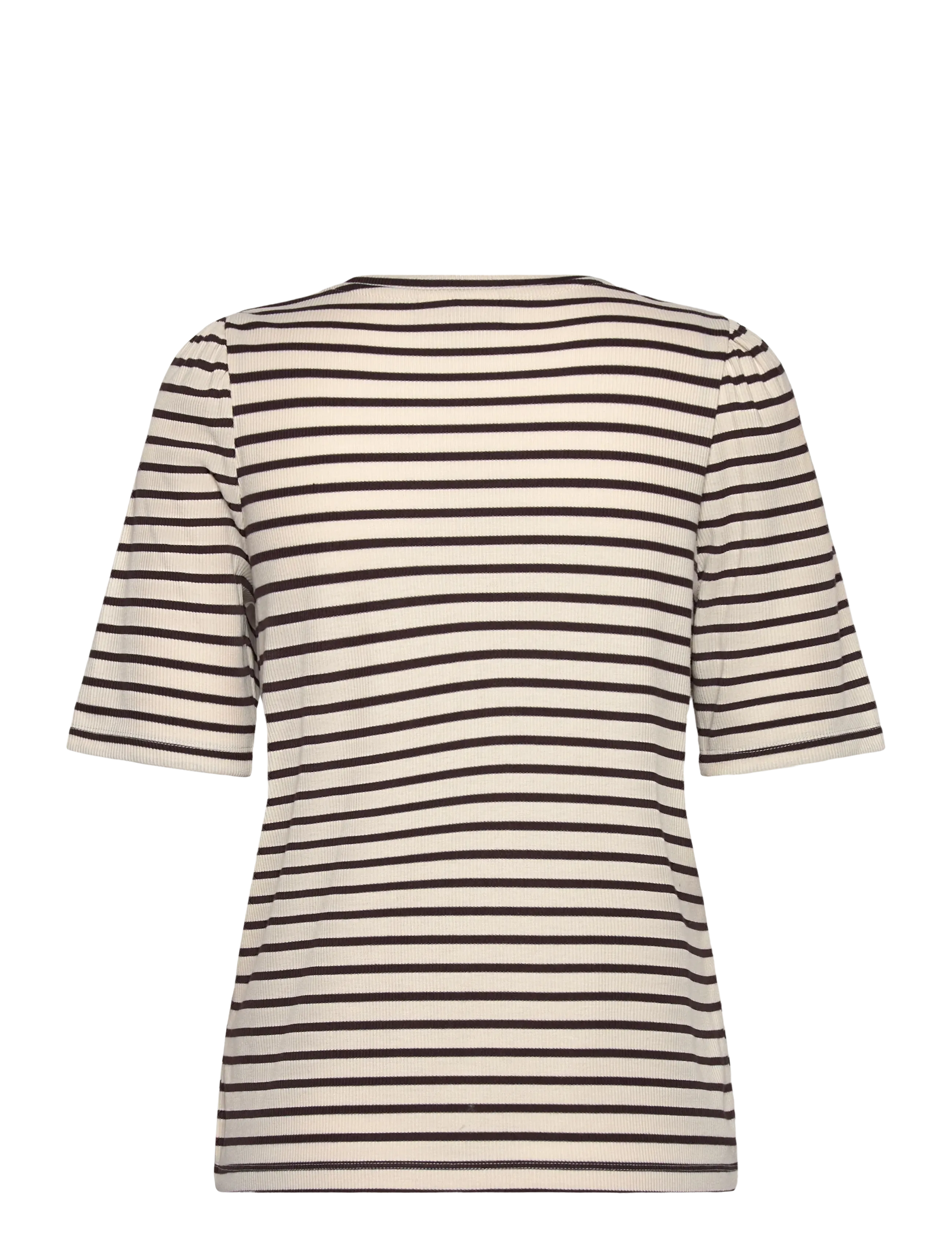 FREE/QUENT - FQELOISEl-TEE - t-shirts - moonbeam w. coffee bean - 2