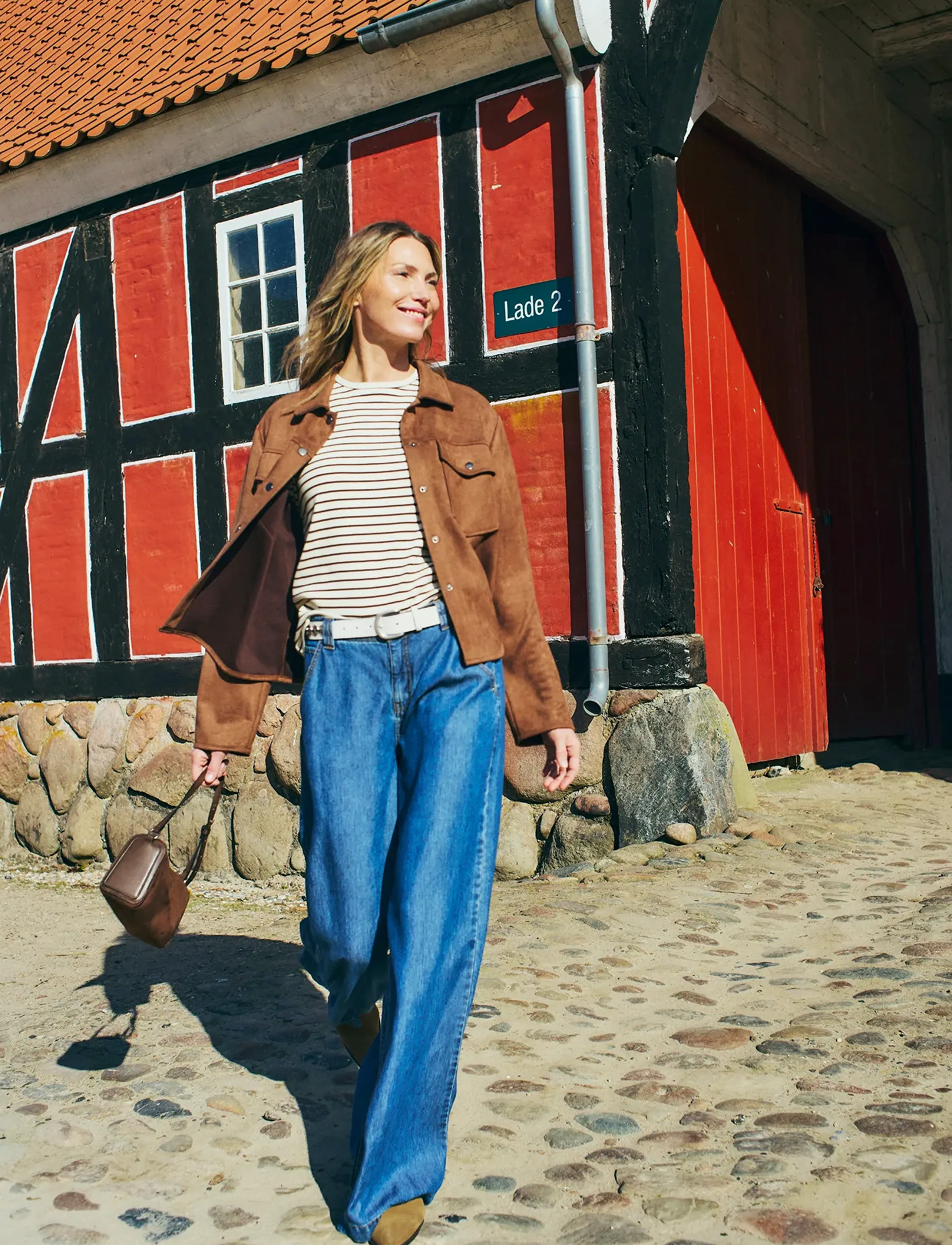 FREE/QUENT Fqeloisel-Tee, S, Cream, T-Shirts & Toppe > Kortærmede, Dame