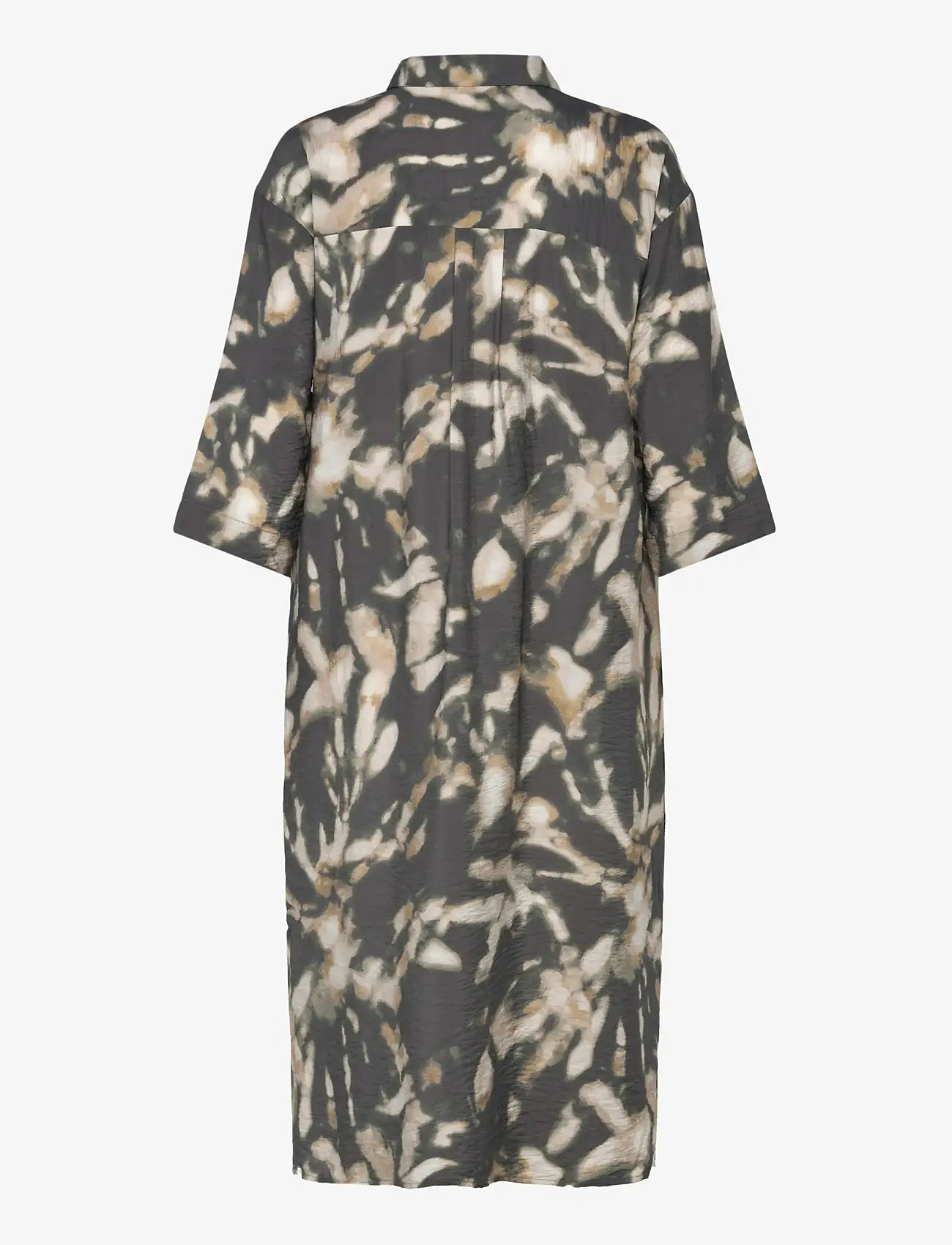 FREE/QUENT - Dress  - hemdkleider - asphalt w. antique bronze - 1