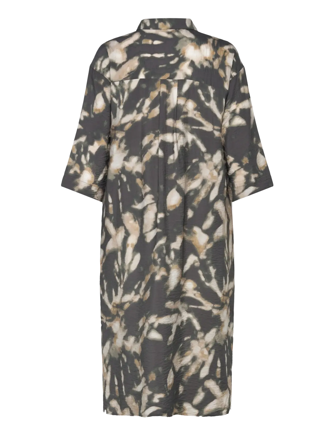 FREE/QUENT - Dress  - skjortklänningar - asphalt w. antique bronze - 1