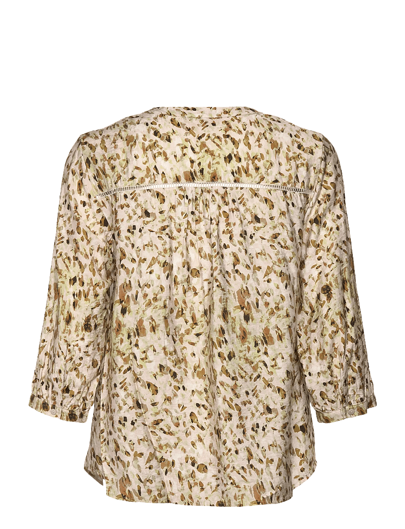 FREE/QUENT - Blouse - pikkade varrukatega pluusid - moonbeam w. antique bronze - 2