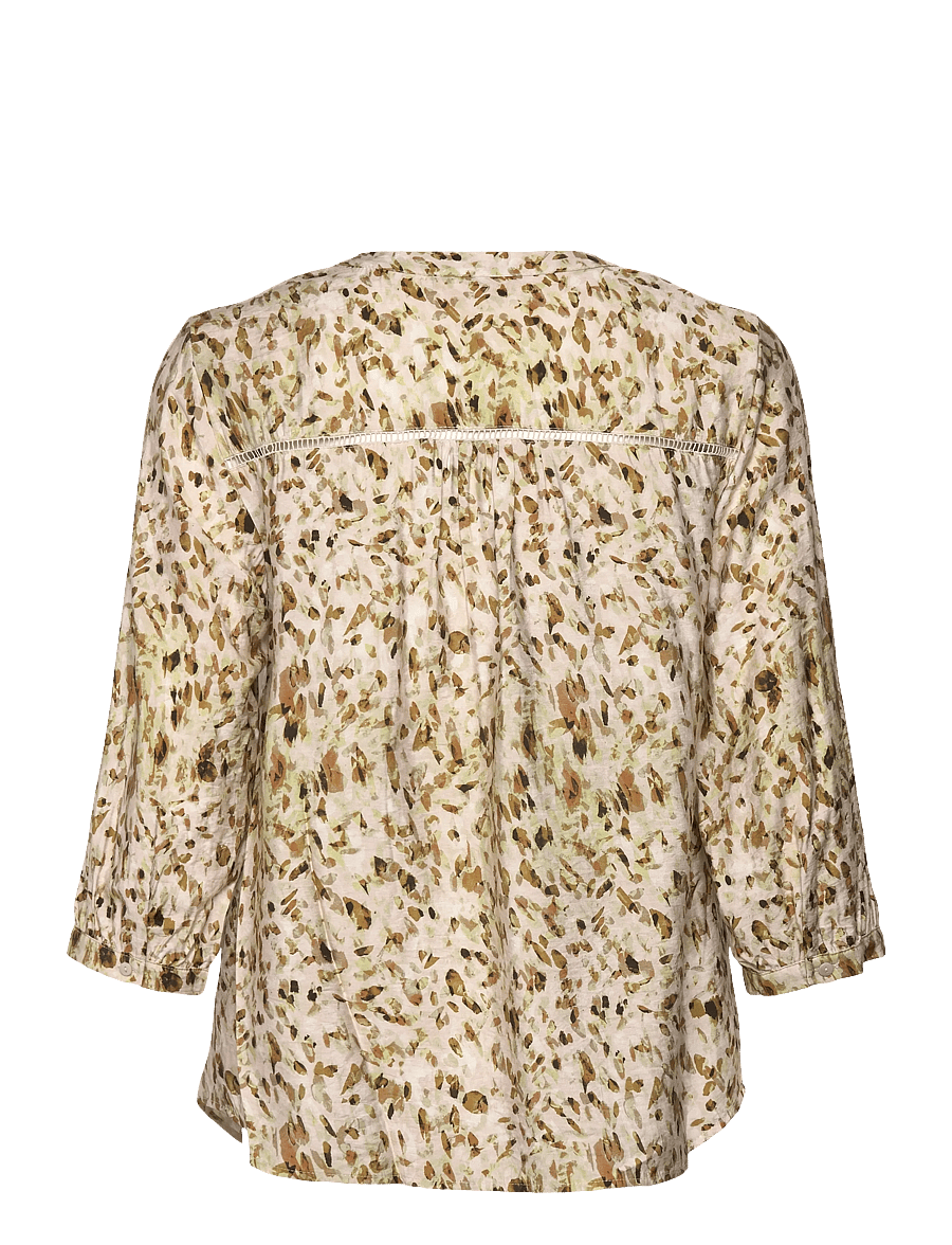 FREE/QUENT - FQJULEEN-BLOUSE - long sleeved blouses - moonbeam w. antique bronze - 2