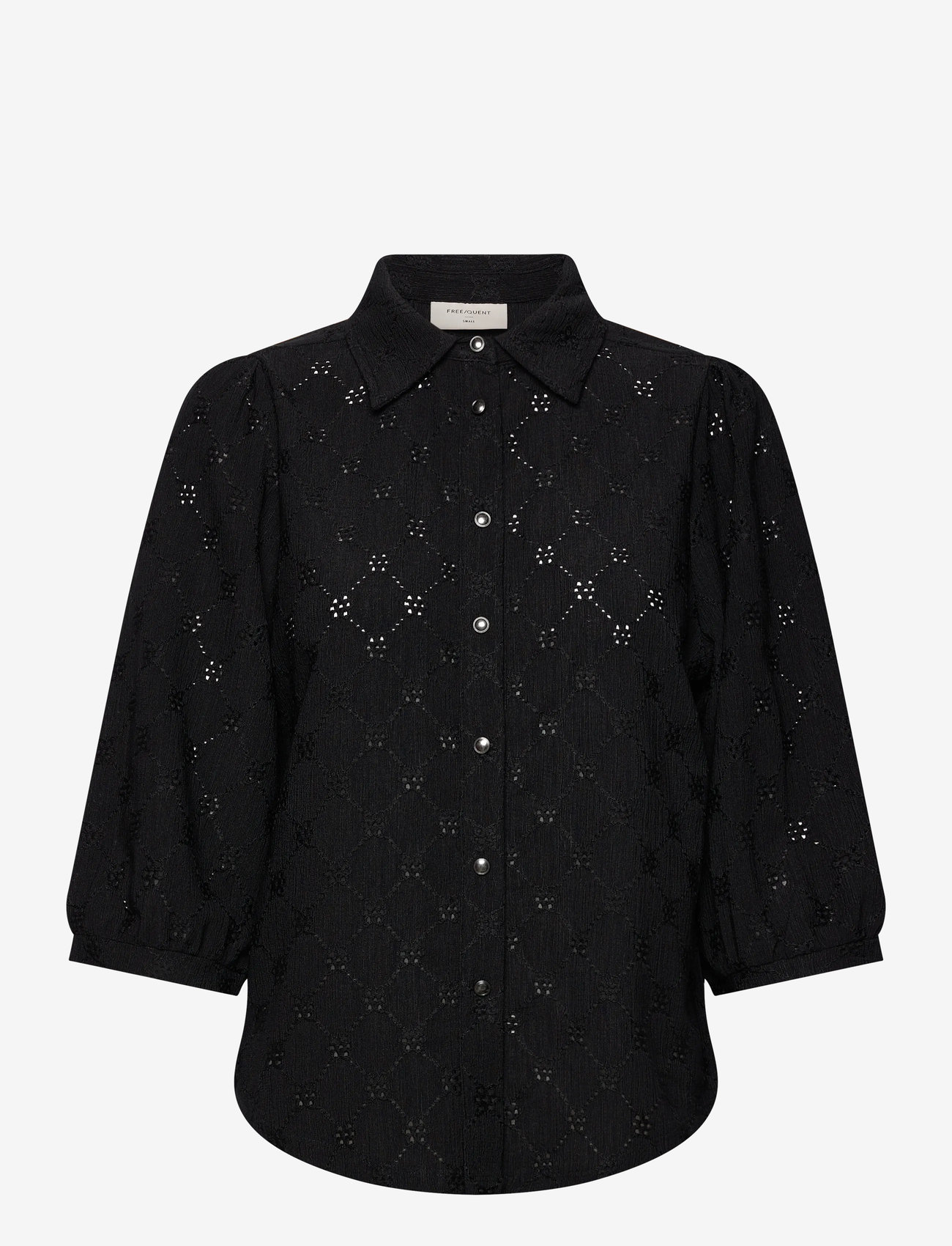 FREE/QUENT - FQLENI-BLOUSE - langärmlige blusen - black - 0