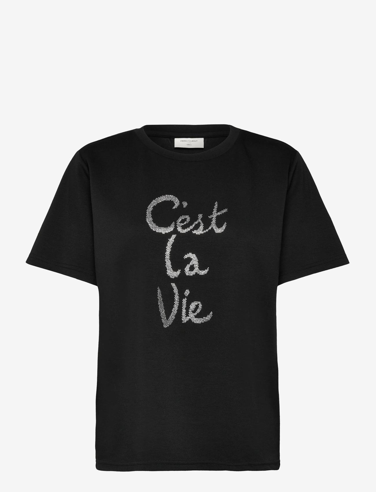 FREE/QUENT - FQMALAK-TEE - t-shirts - black - 0