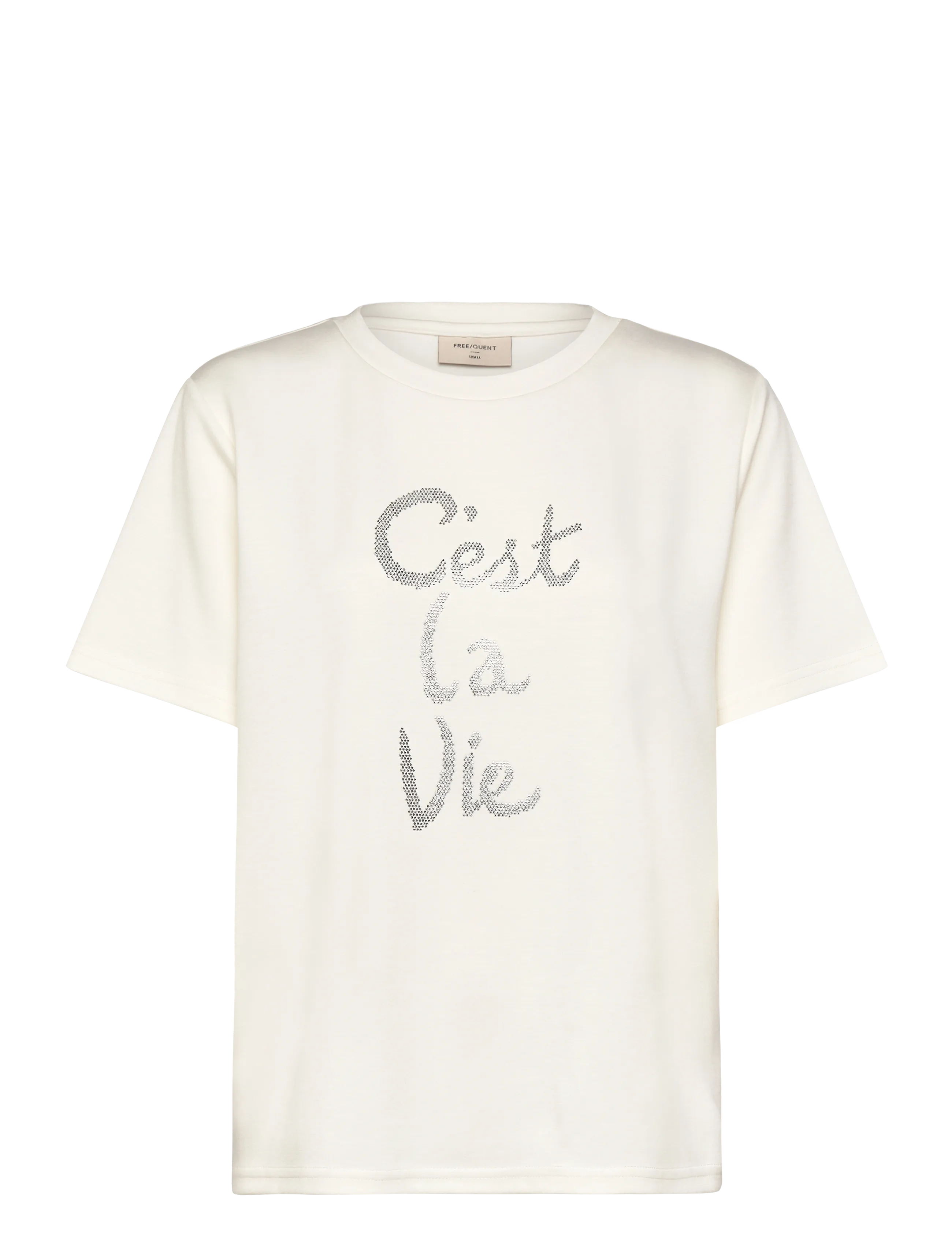 FREE/QUENT Fqmalak-Tee Weiß - XS - Damen