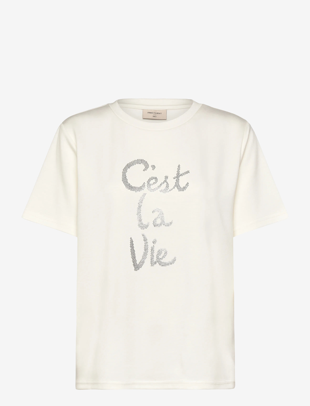 FREE/QUENT - FQMALAK-TEE - t-shirts - star off-white - 0