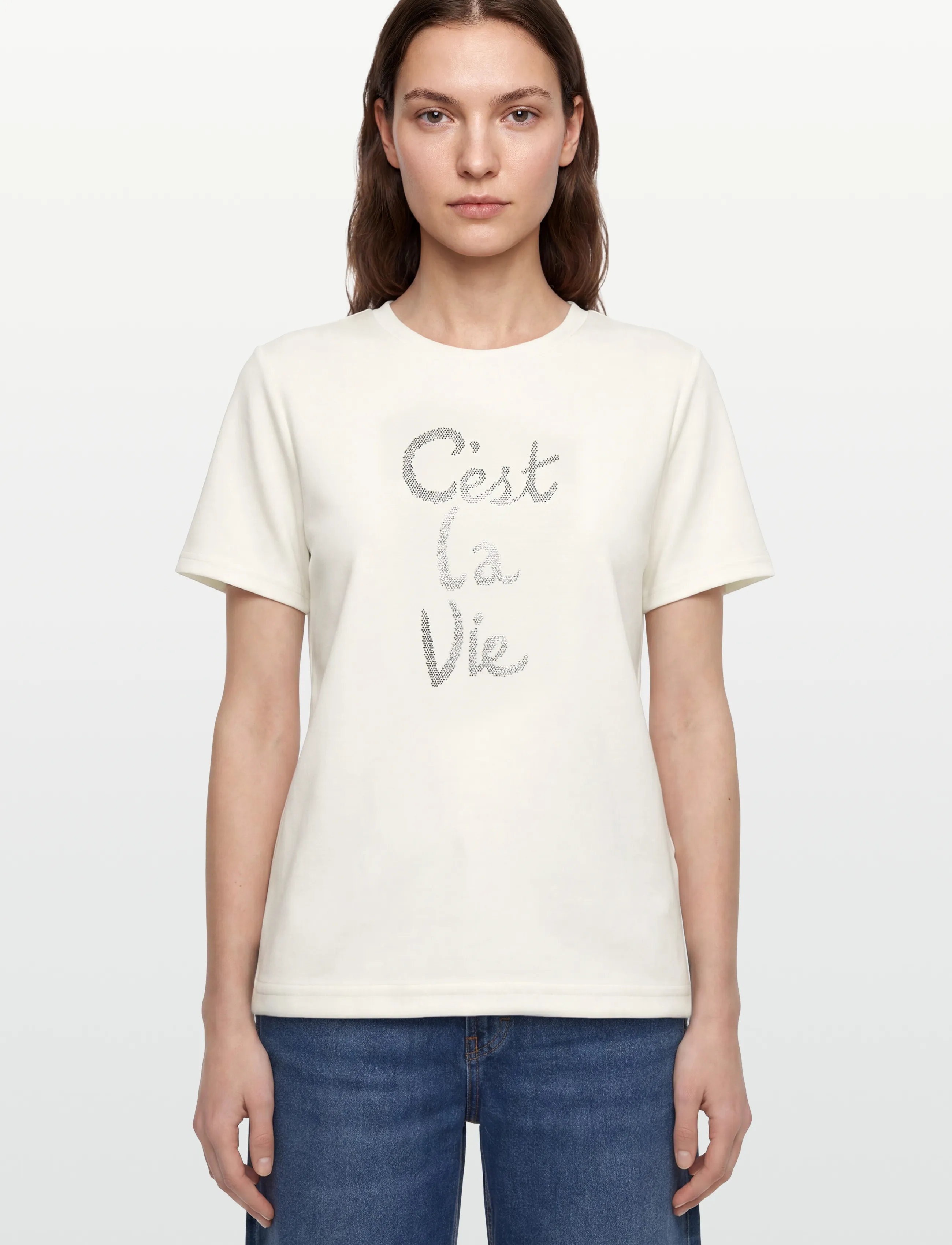 FREE/QUENT - FQMALAK-TEE - t-shirts - star off-white - 3