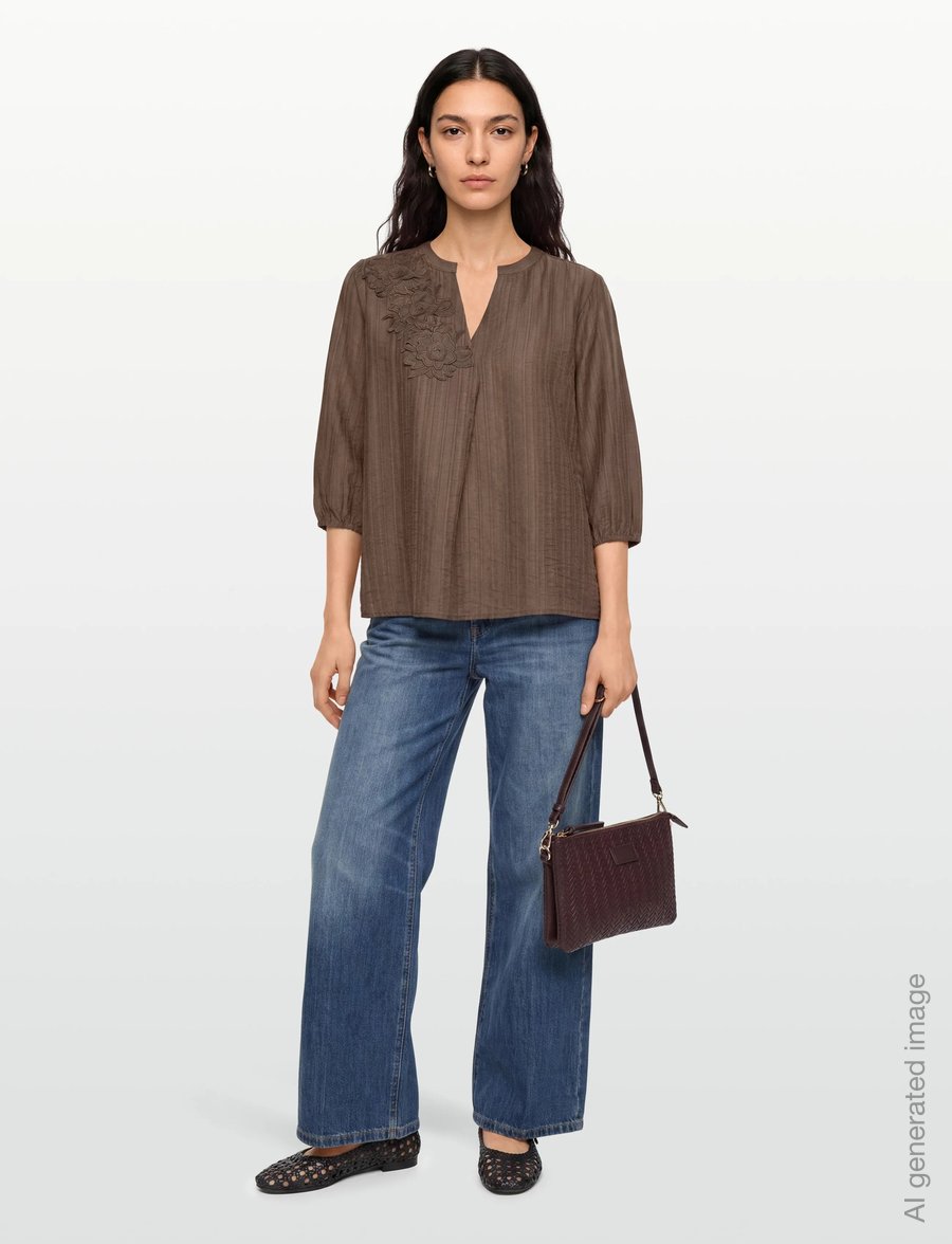 FREE/QUENT - FQMOLLA-BLOUSE - bluzki z długimi rękawami - morel - 0
