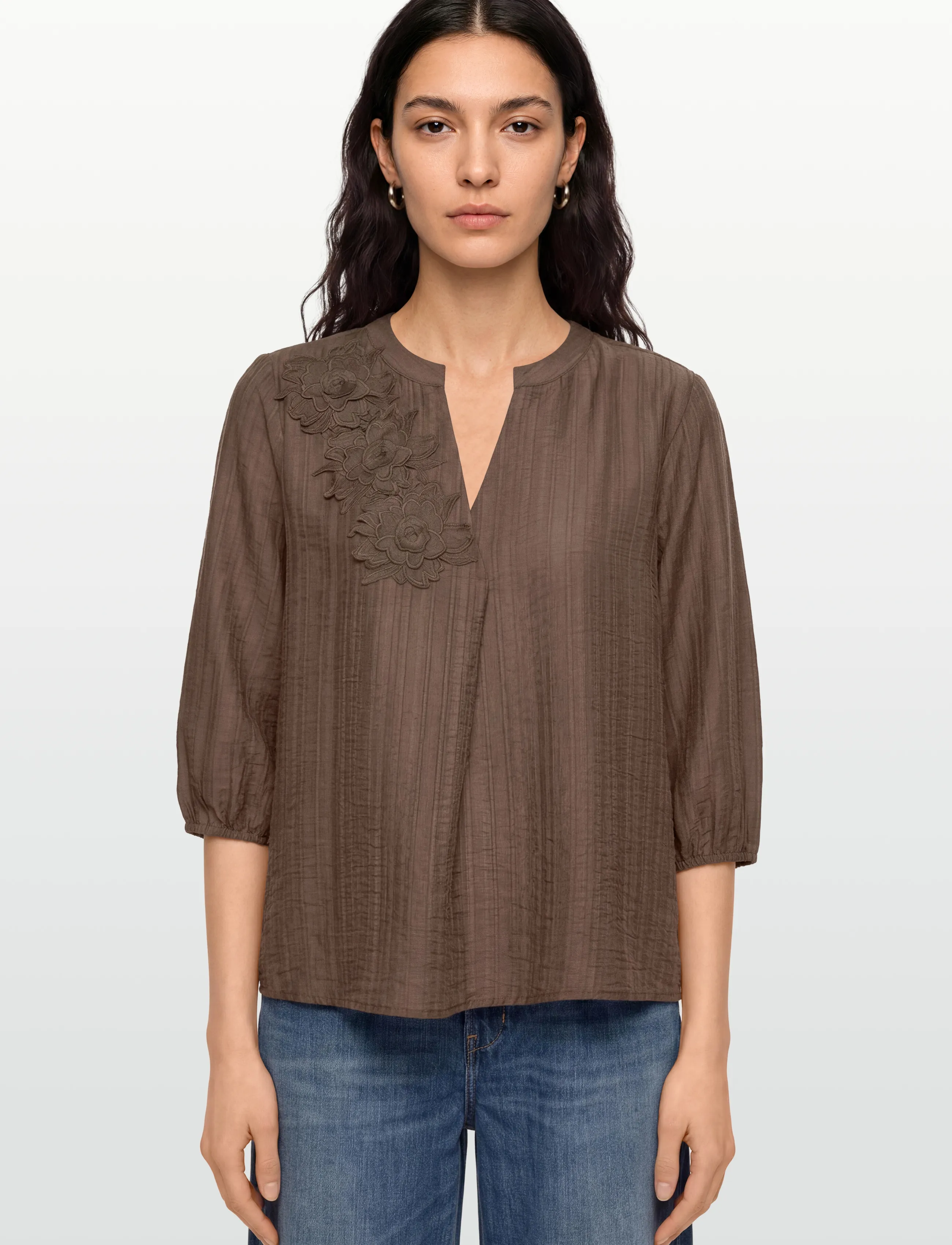 FREE/QUENT - FQMOLLA-BLOUSE - langærmede bluser - morel - 3