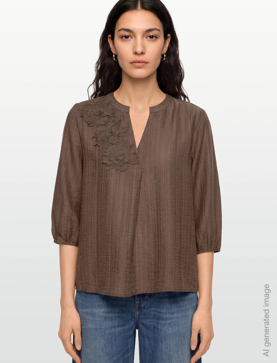 FREE/QUENT - FQMOLLA-BLOUSE - bluzki z długimi rękawami - morel - 3