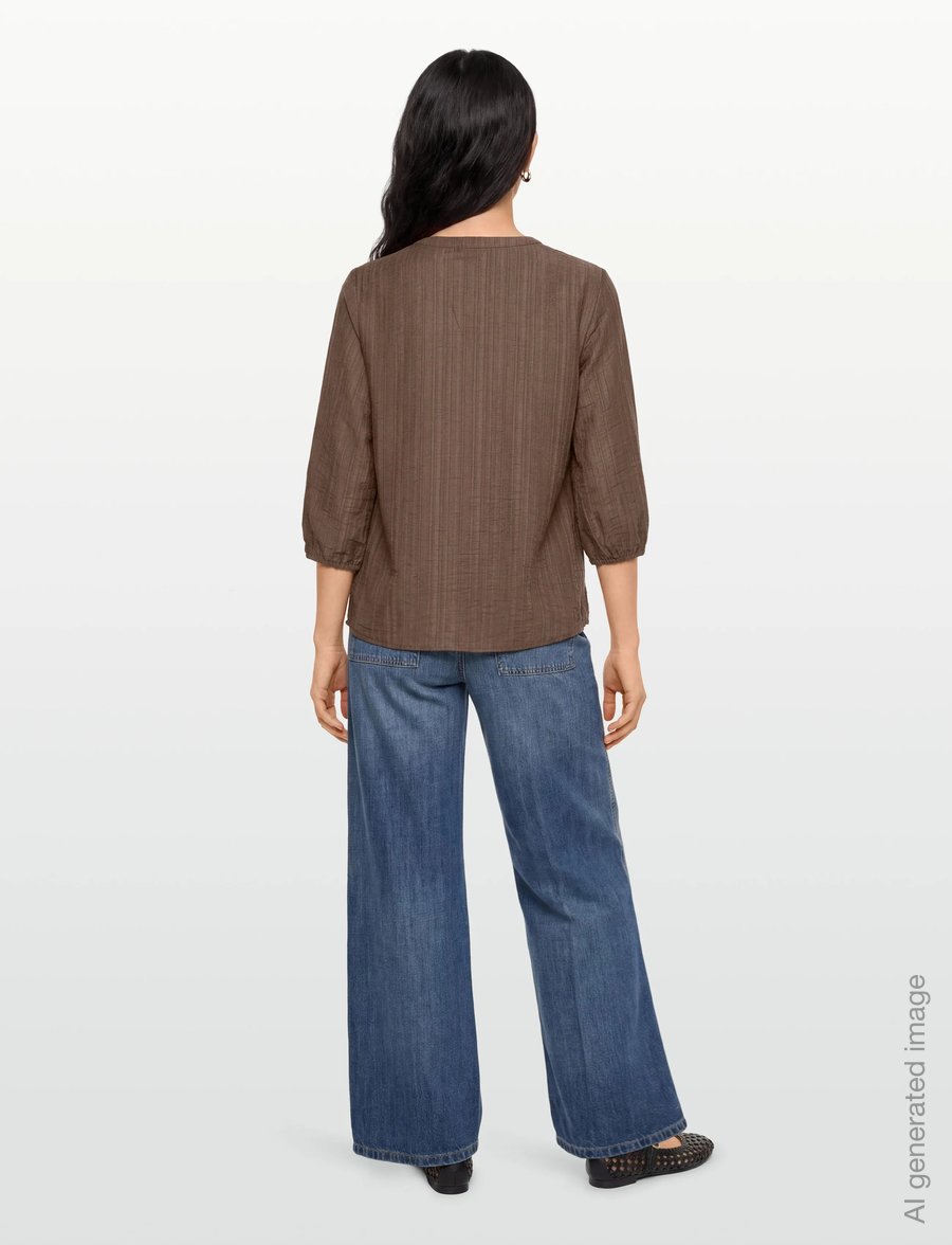 FREE/QUENT - FQMOLLA-BLOUSE - bluzki z długimi rękawami - morel - 4