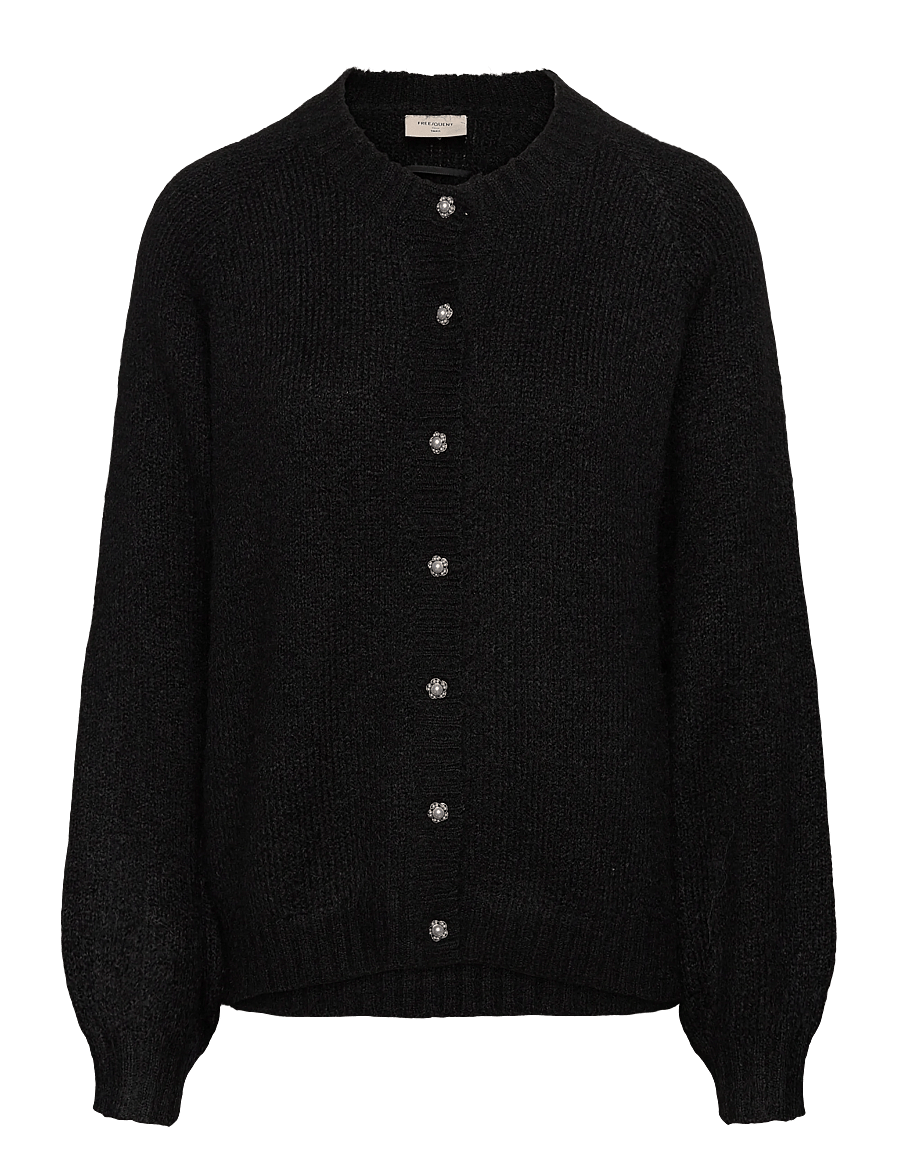 FREE/QUENT - FQLOUISA-CARDIGAN - kampsunid - black - 1