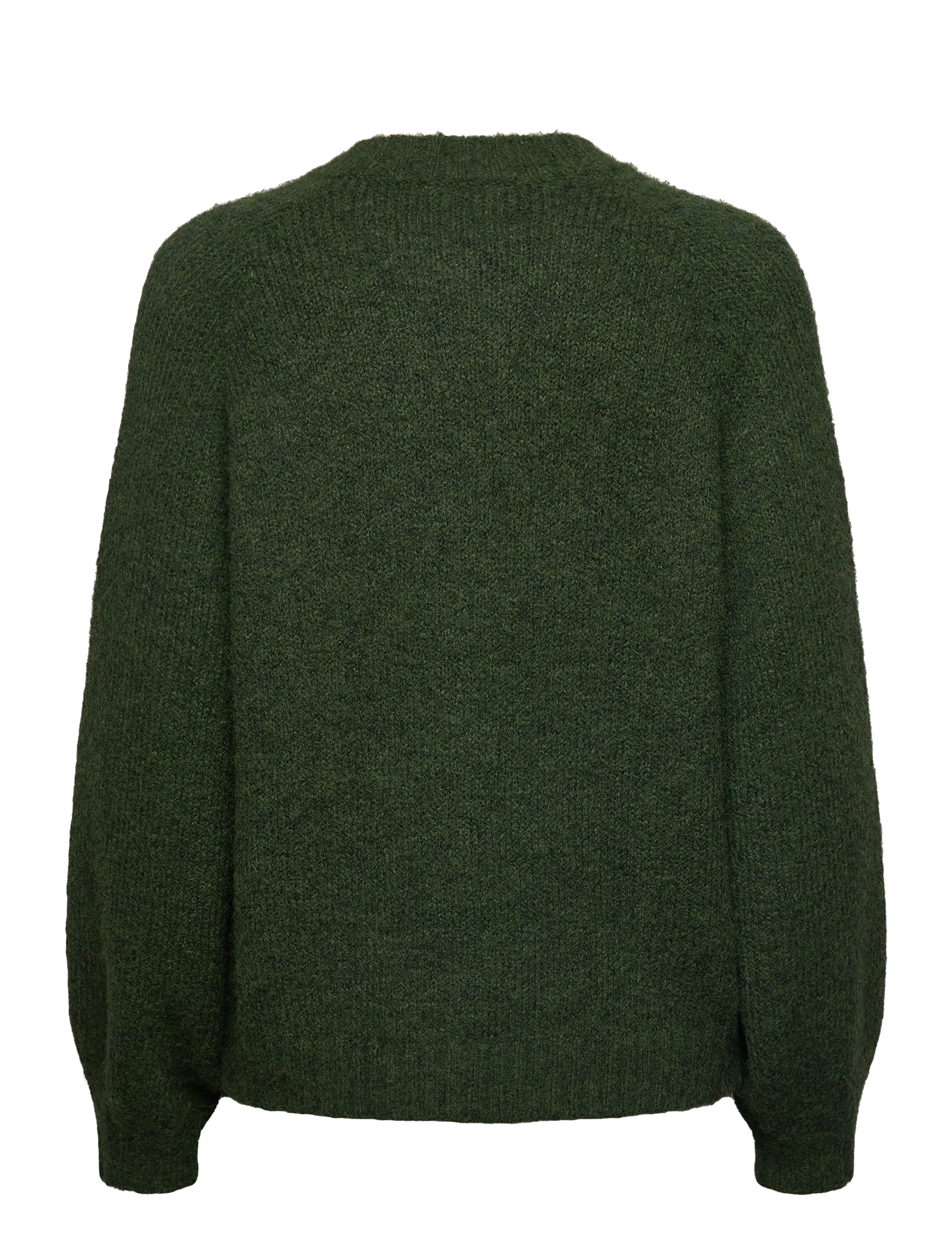 FREE/QUENT - FQLOUISA-CARDIGAN - striktrøjer - kombu green mel - 1