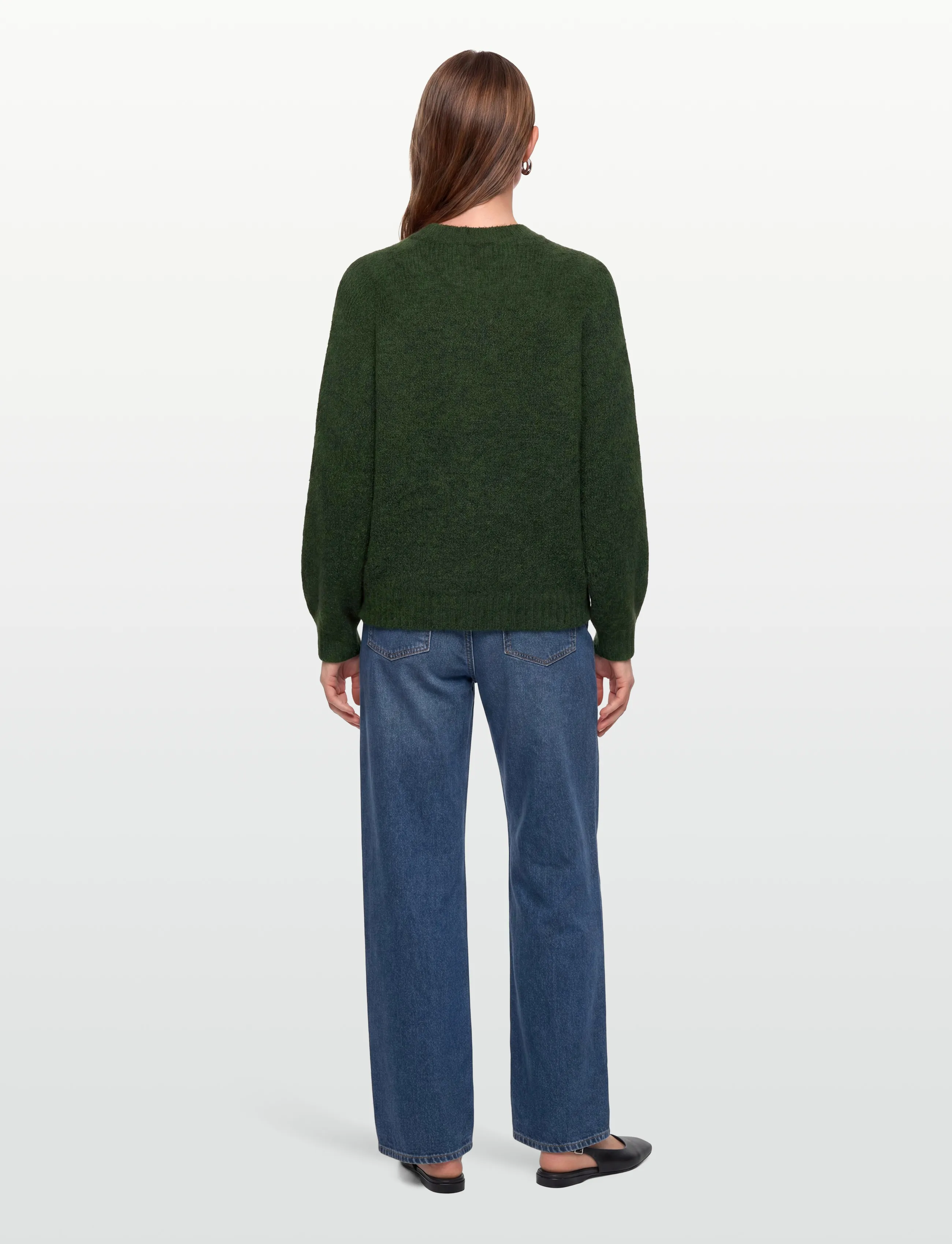 FREE/QUENT - FQLOUISA-CARDIGAN - trøjer - kombu green mel - 4