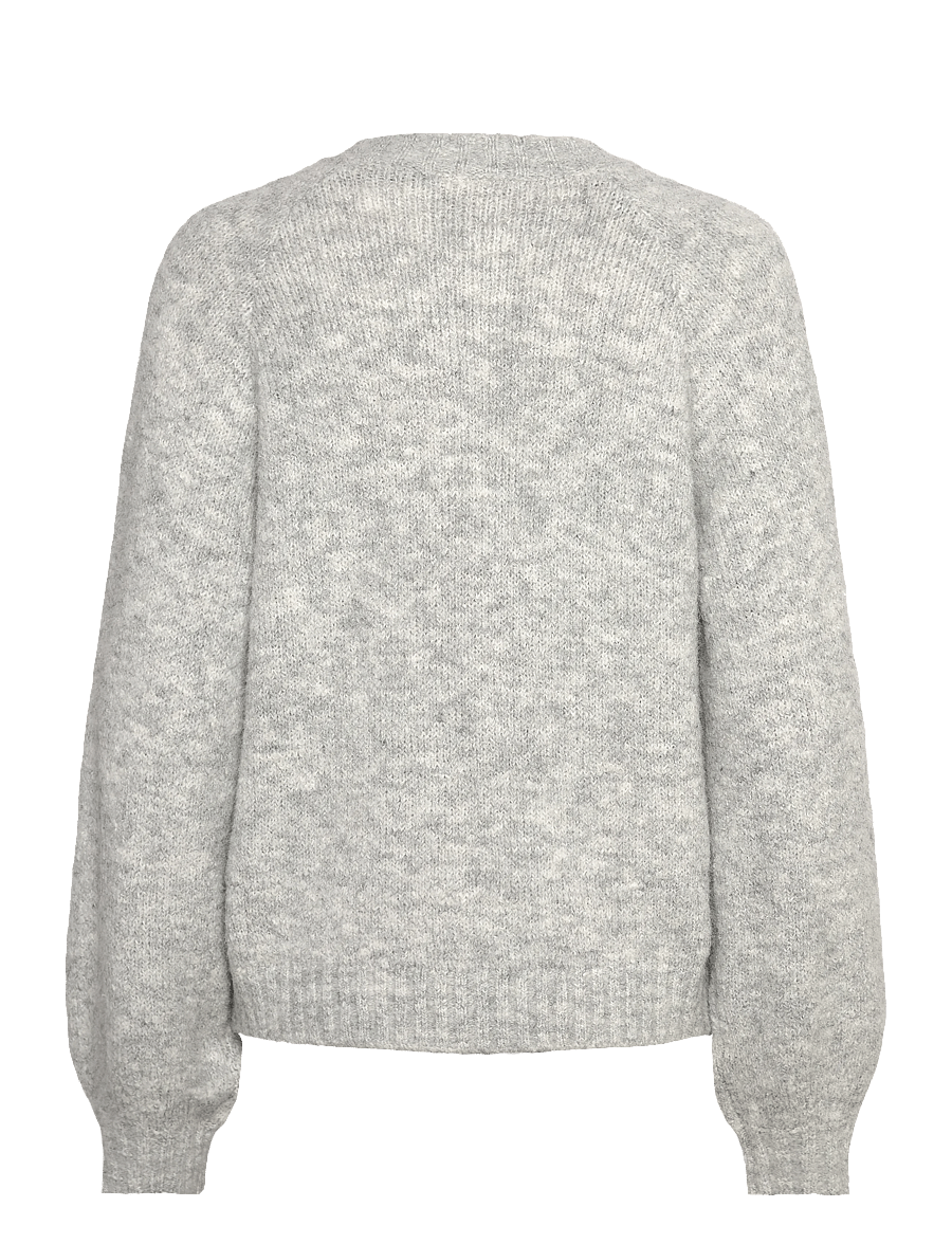 FREE/QUENT - FQLOUISA-CARDIGAN - striktrøjer - light grey melange - 2