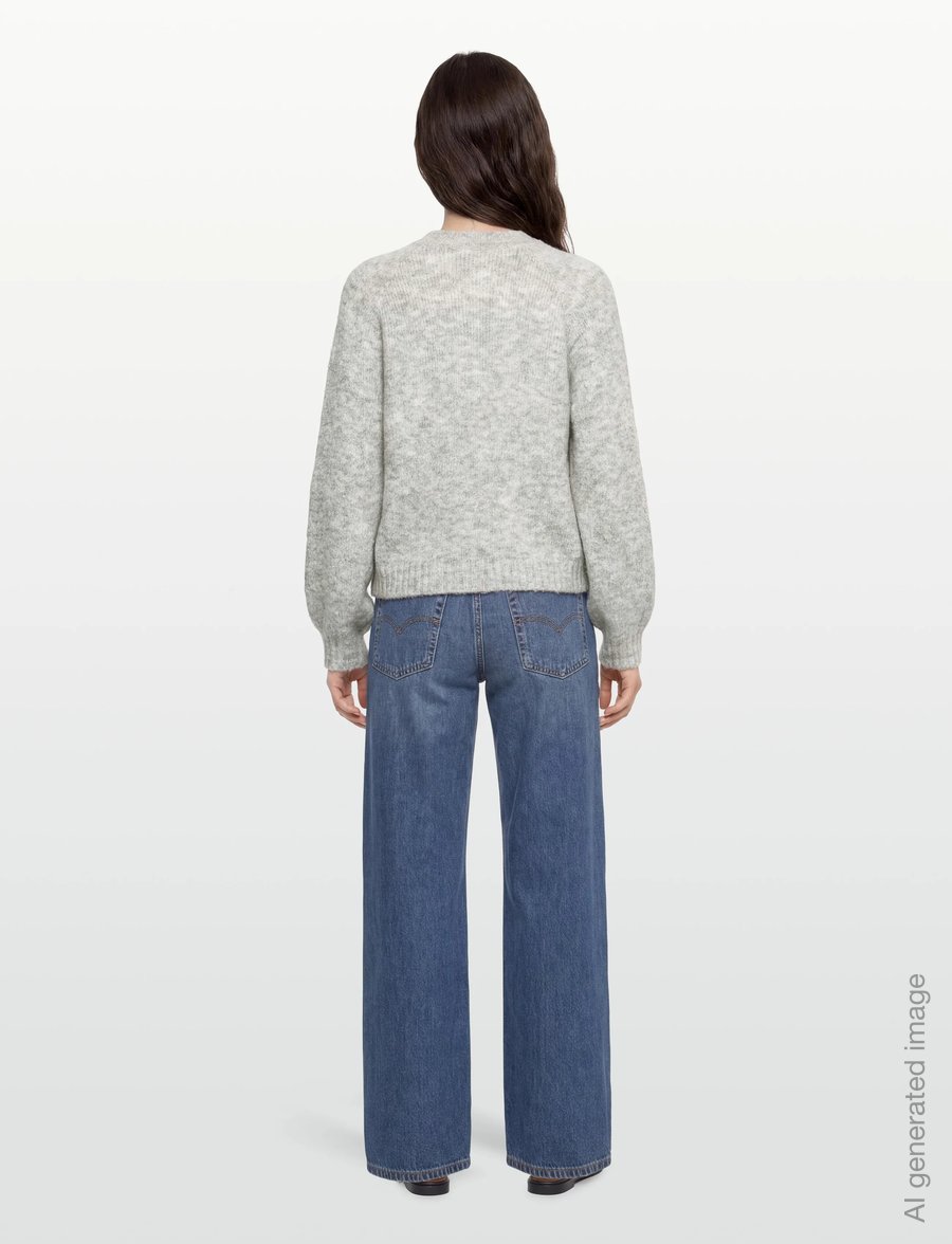 FREE/QUENT - FQLOUISA-CARDIGAN - striktrøjer - light grey melange - 4