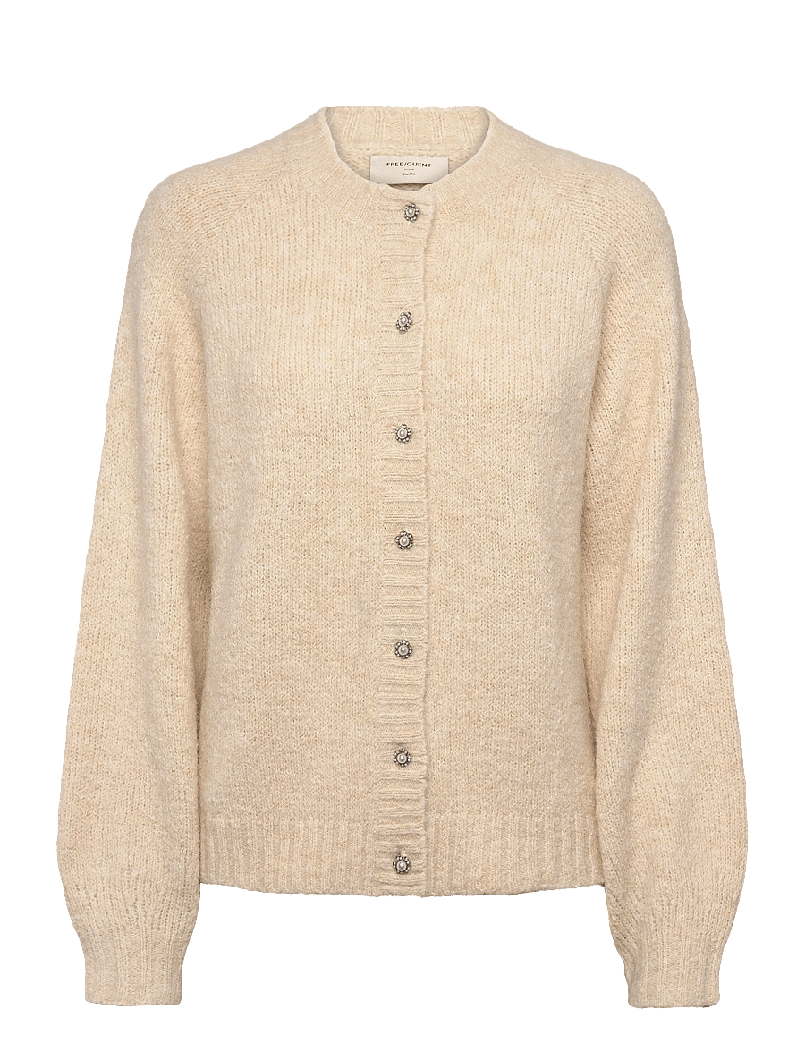 FREE/QUENT - FQLOUISA-CARDIGAN - kampsunid - moonbeam melange - 1