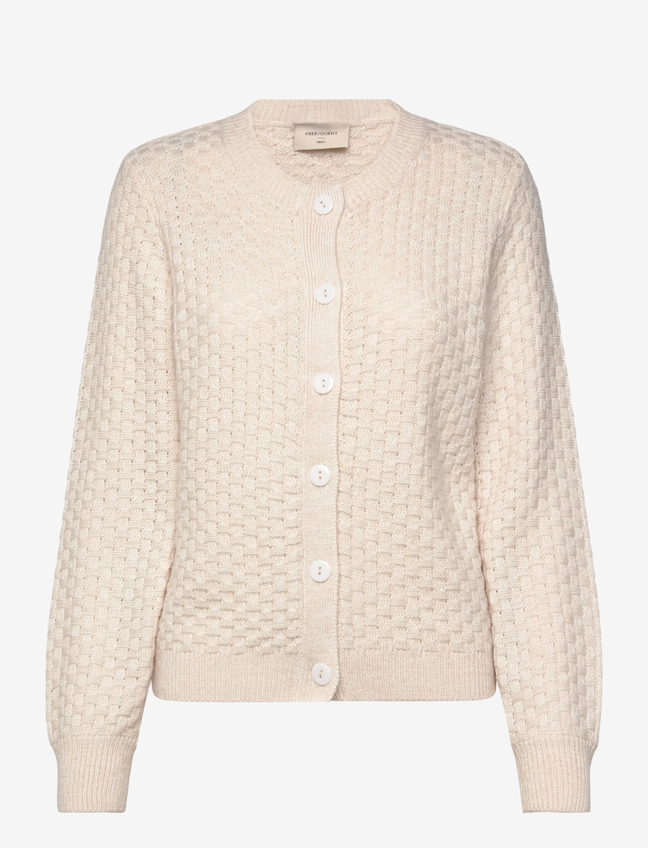 FREE/QUENT - FQJAZZ-CARDIGAN - cardigans - moonbeam melange - 0