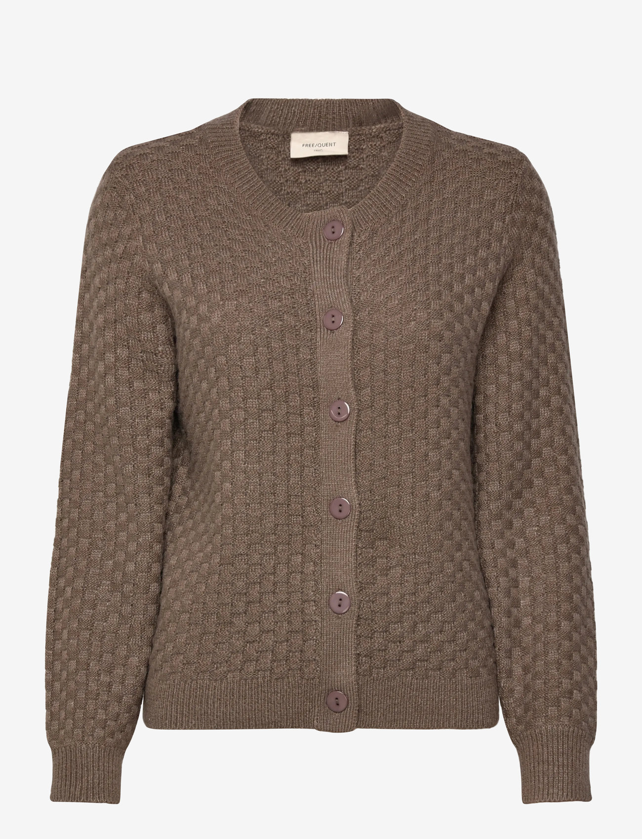 FREE/QUENT - FQJAZZ-CARDIGAN - cardigans - morel melange - 0