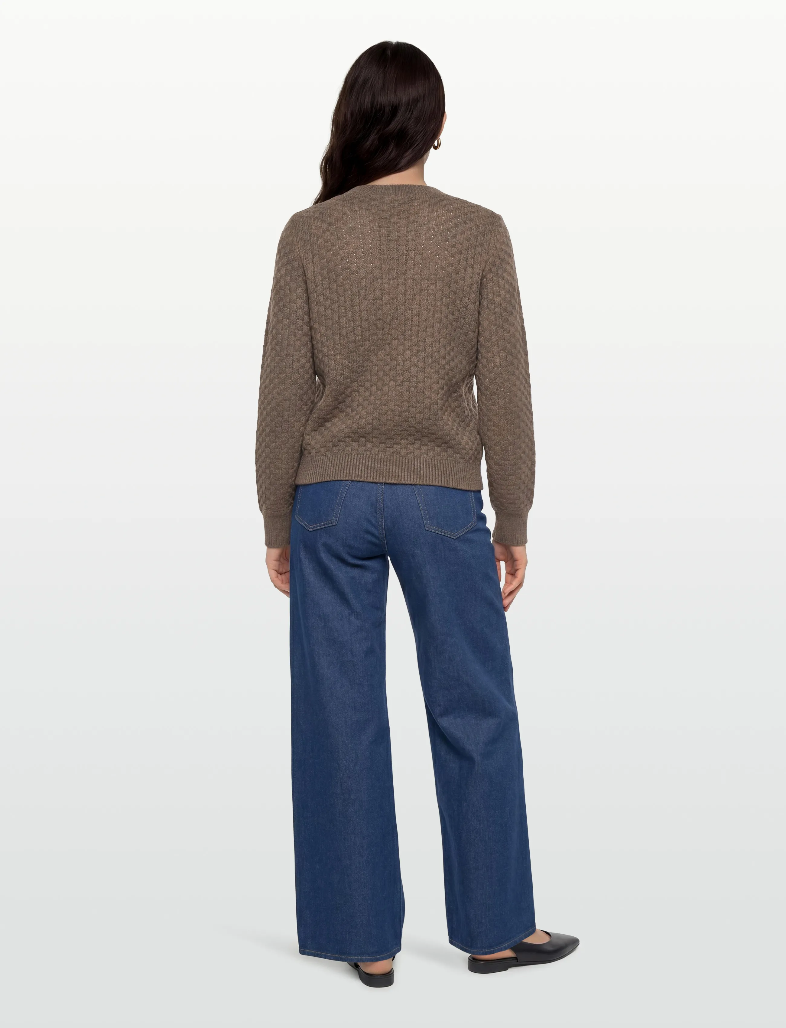 FREE/QUENT - FQJAZZ-CARDIGAN - laveste priser - morel melange - 4