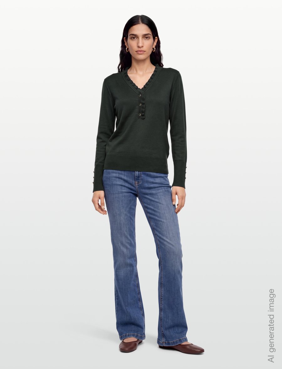 FREE/QUENT - FQKATIE-PULLOVER - pullover - deep forest - 0
