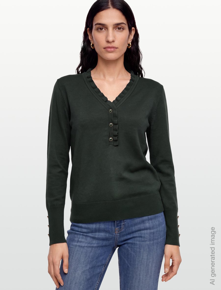 FREE/QUENT - FQKATIE-PULLOVER - pullover - deep forest - 3
