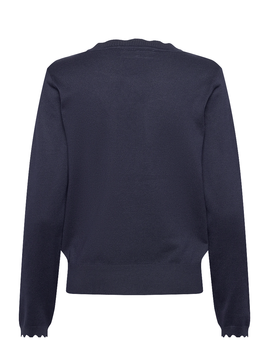 FREE/QUENT - FQKATIE-PULLOVER - stickade tröjor - navy blazer - 2