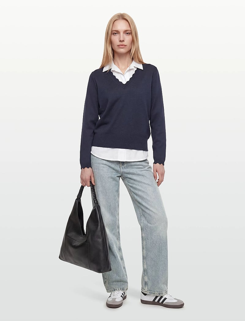 FREE/QUENT - FQKATIE-PULLOVER - pullover - navy blazer - 0