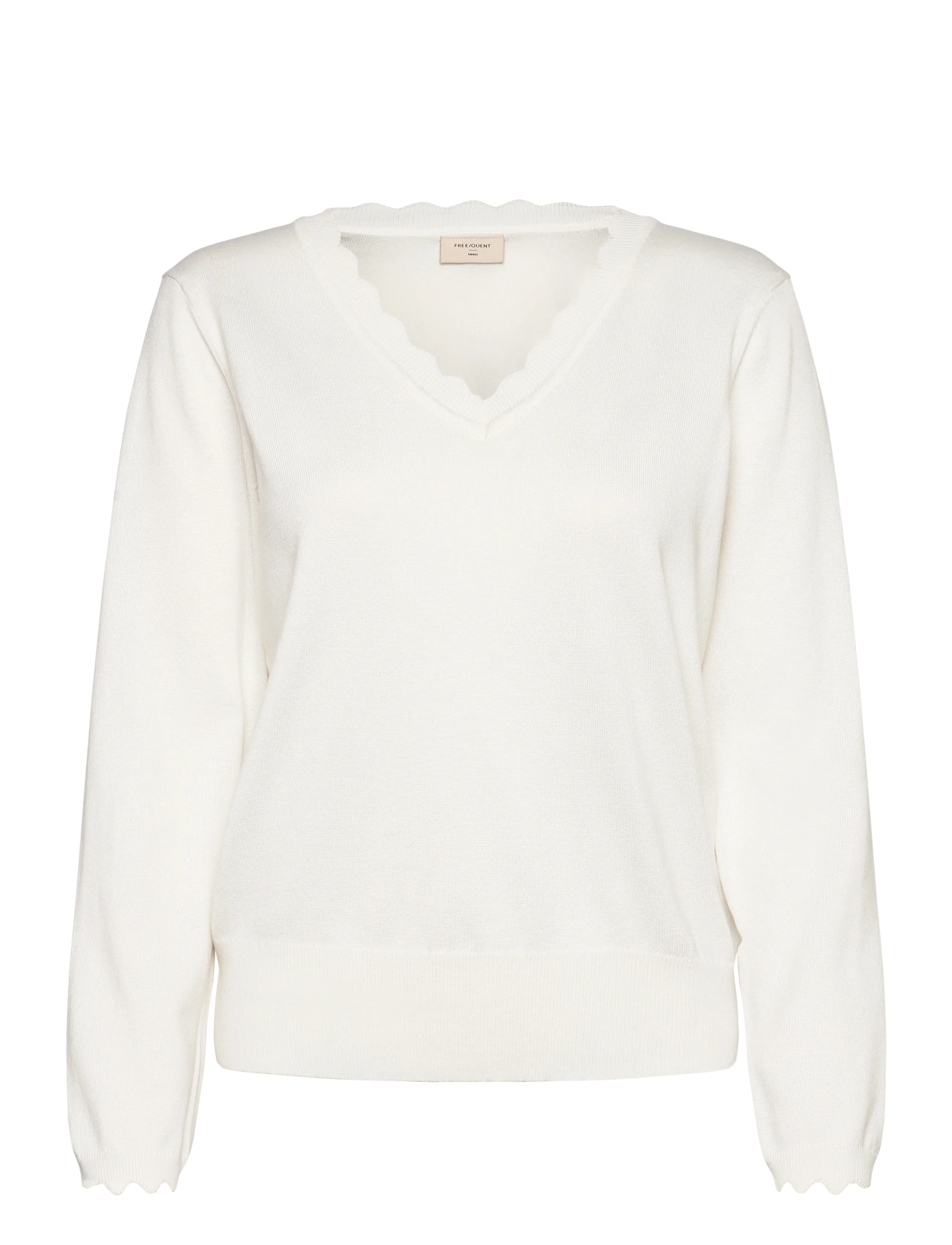 FREE/QUENT Fqkatie-Pullover Weiß - XS - Damen