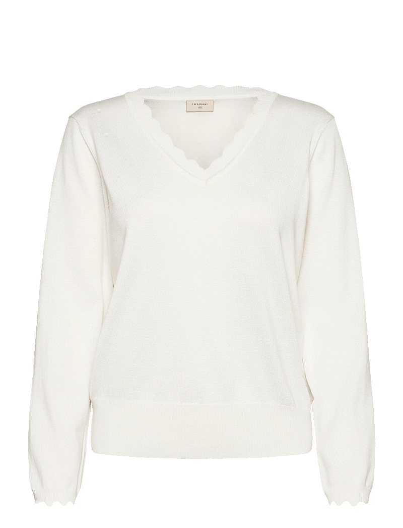 FREE/QUENT - FQKATIE-PULLOVER - striktrøjer - star off-white - 1