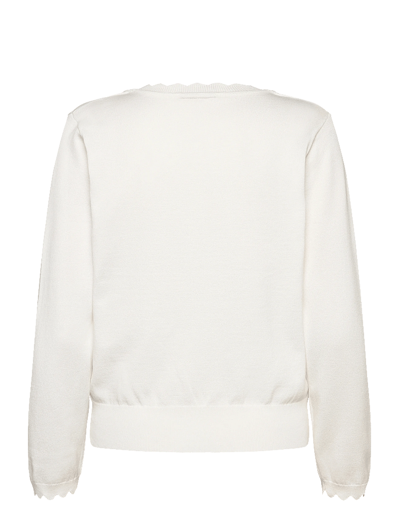 FREE/QUENT - FQKATIE-PULLOVER - striktrøjer - star off-white - 2