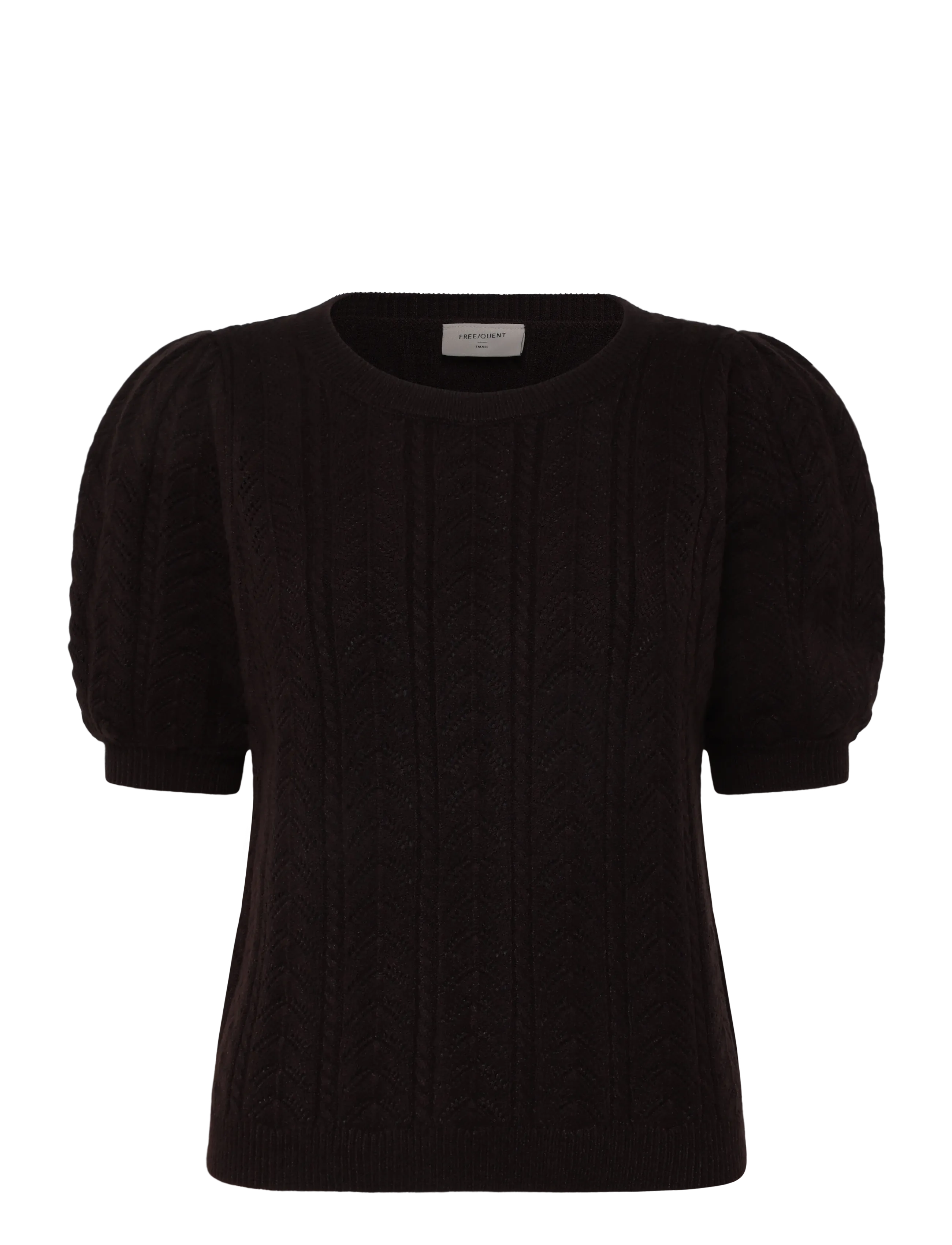 FREE/QUENT FQCLARRY-PULLOVER - Short-sleeved blouses - MOLE / brown