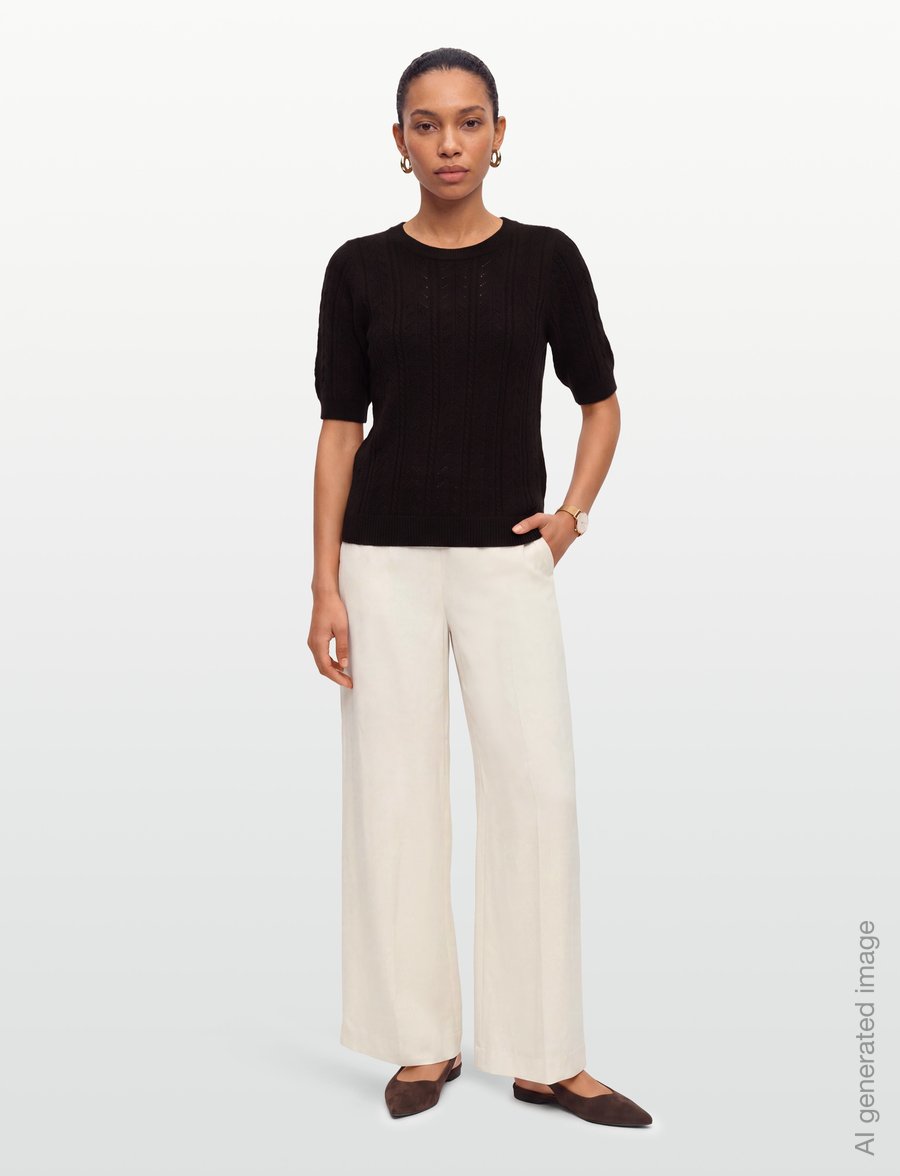 FREE/QUENT - FQCLARRY-PULLOVER - kortærmede bluser - mole - 0