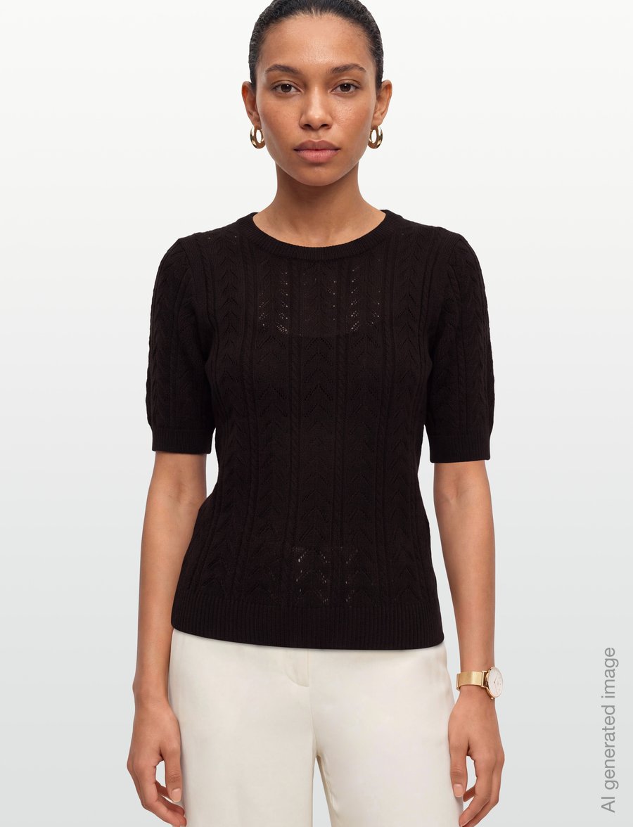 FREE/QUENT - FQCLARRY-PULLOVER - kortærmede bluser - mole - 3