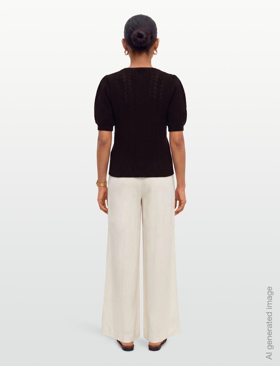 FREE/QUENT - FQCLARRY-PULLOVER - kortærmede bluser - mole - 4