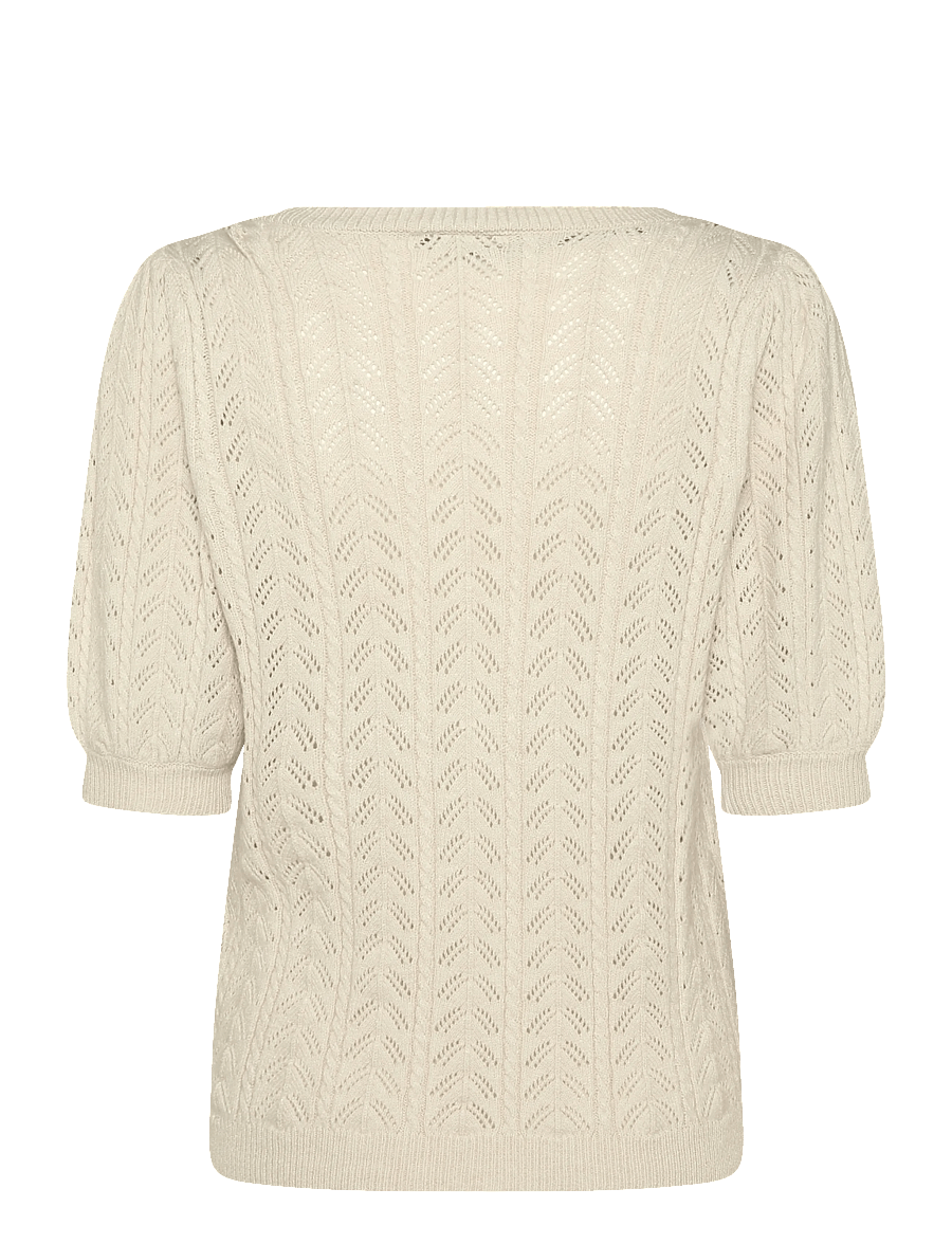 FREE/QUENT - FQCLARRY-PULLOVER - kortärmade blusar - moonbeam melange - 2
