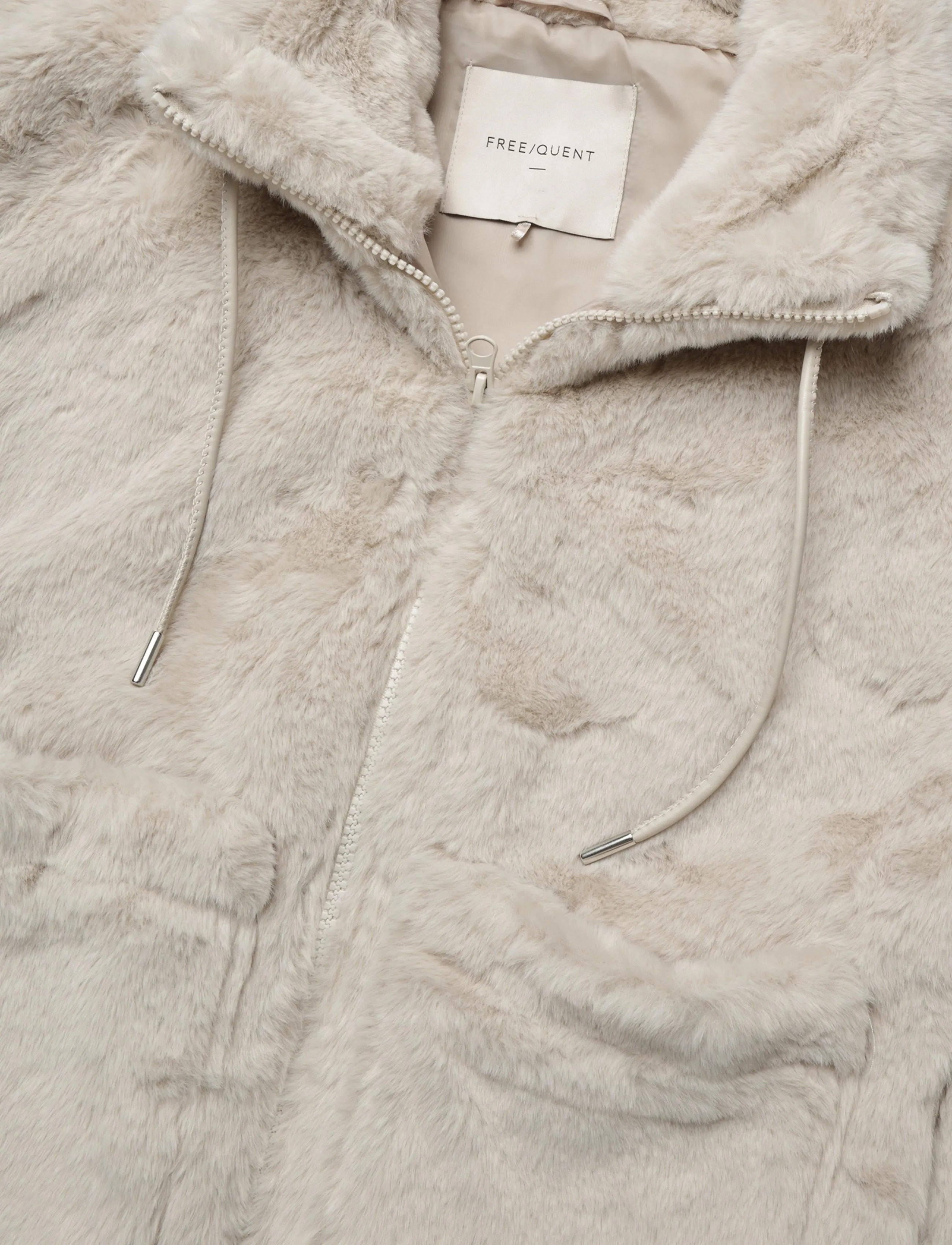 FREE/QUENT - FQFONY-WAISTCOAT - steppwesten - moonbeam - 2