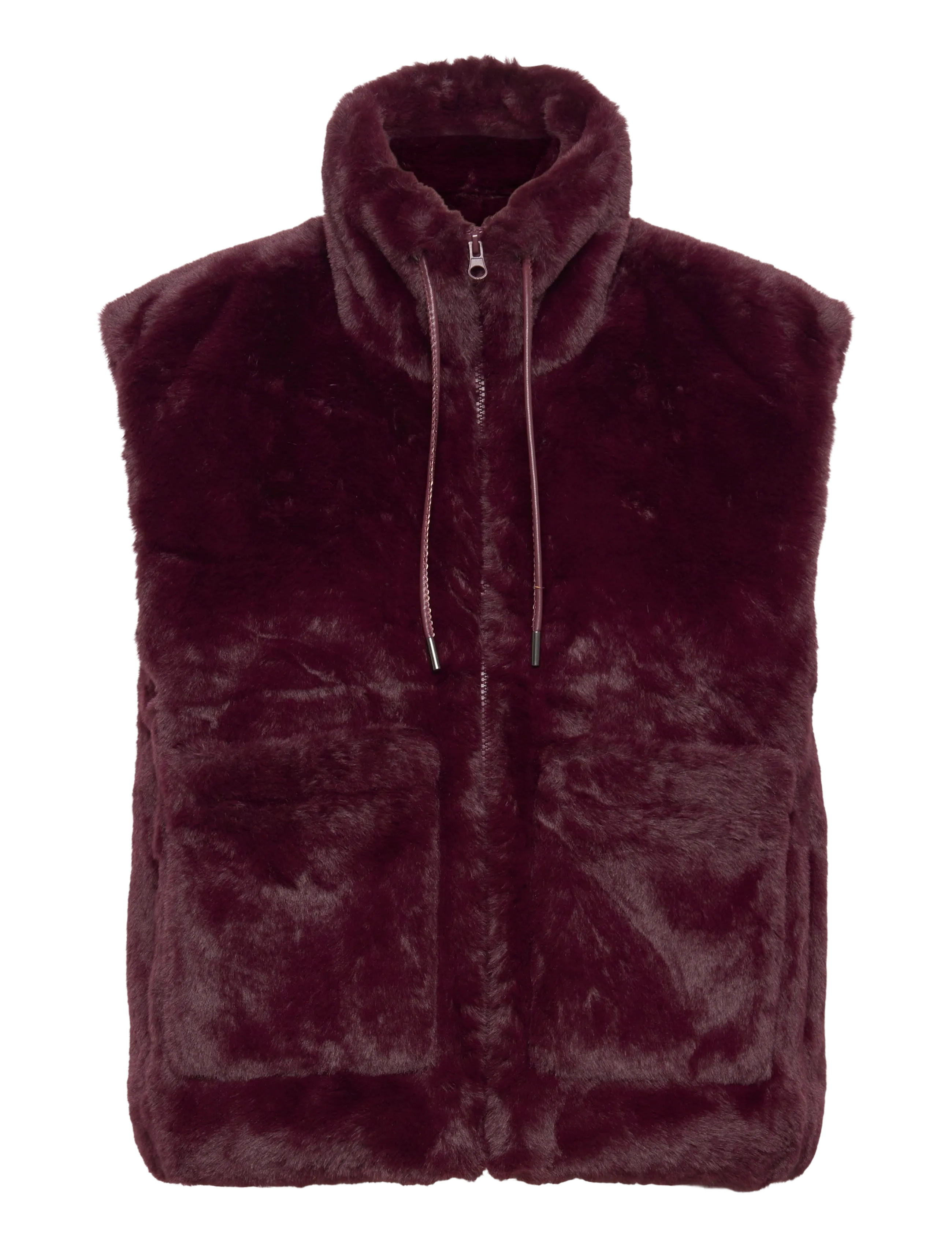 FREE/QUENT FQFONY-WAISTCOAT - Kleidung - PORT ROYALE / burgundy